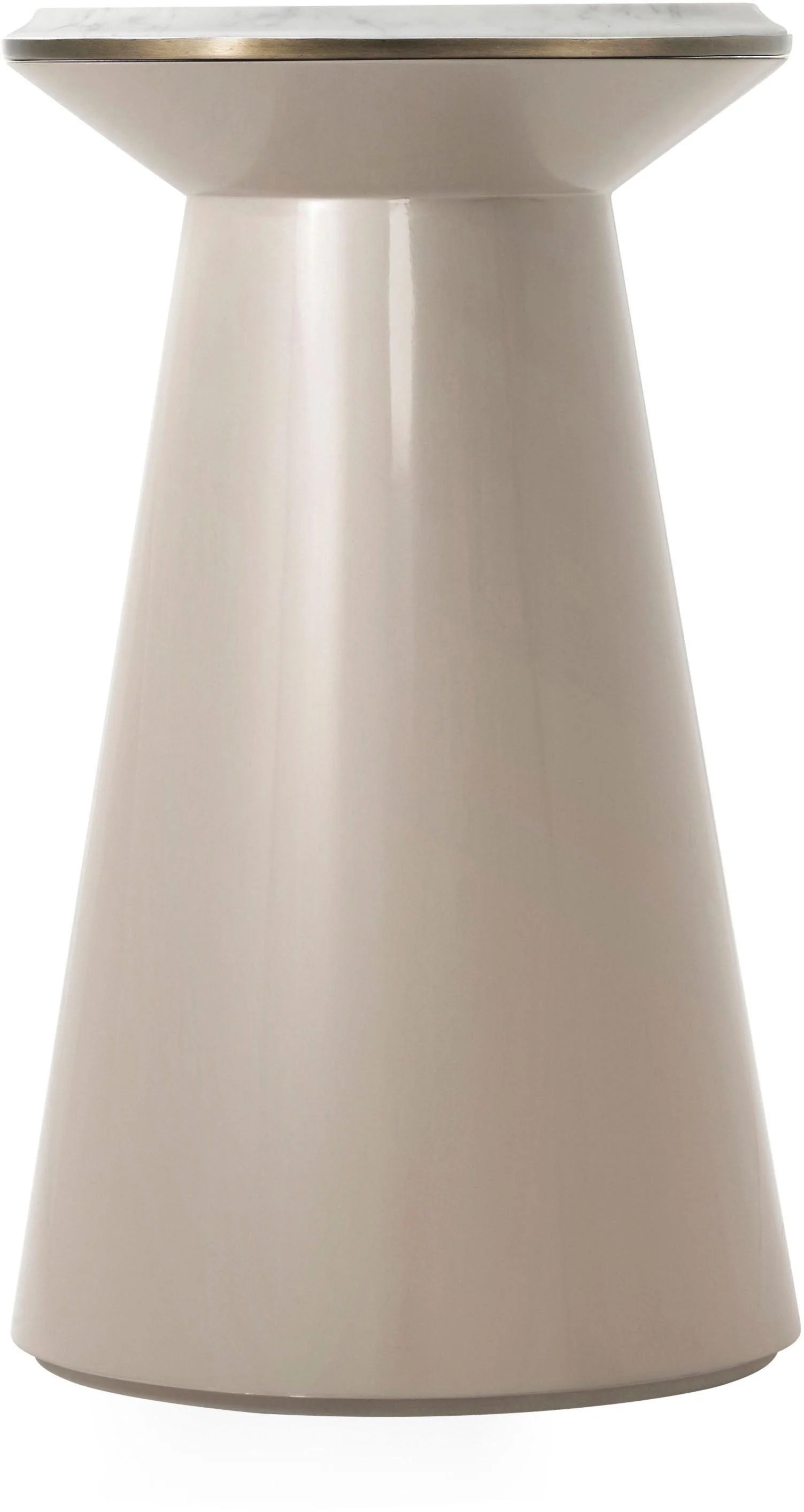 Contour Side Table (Pure Pearl, Small) - Remutear