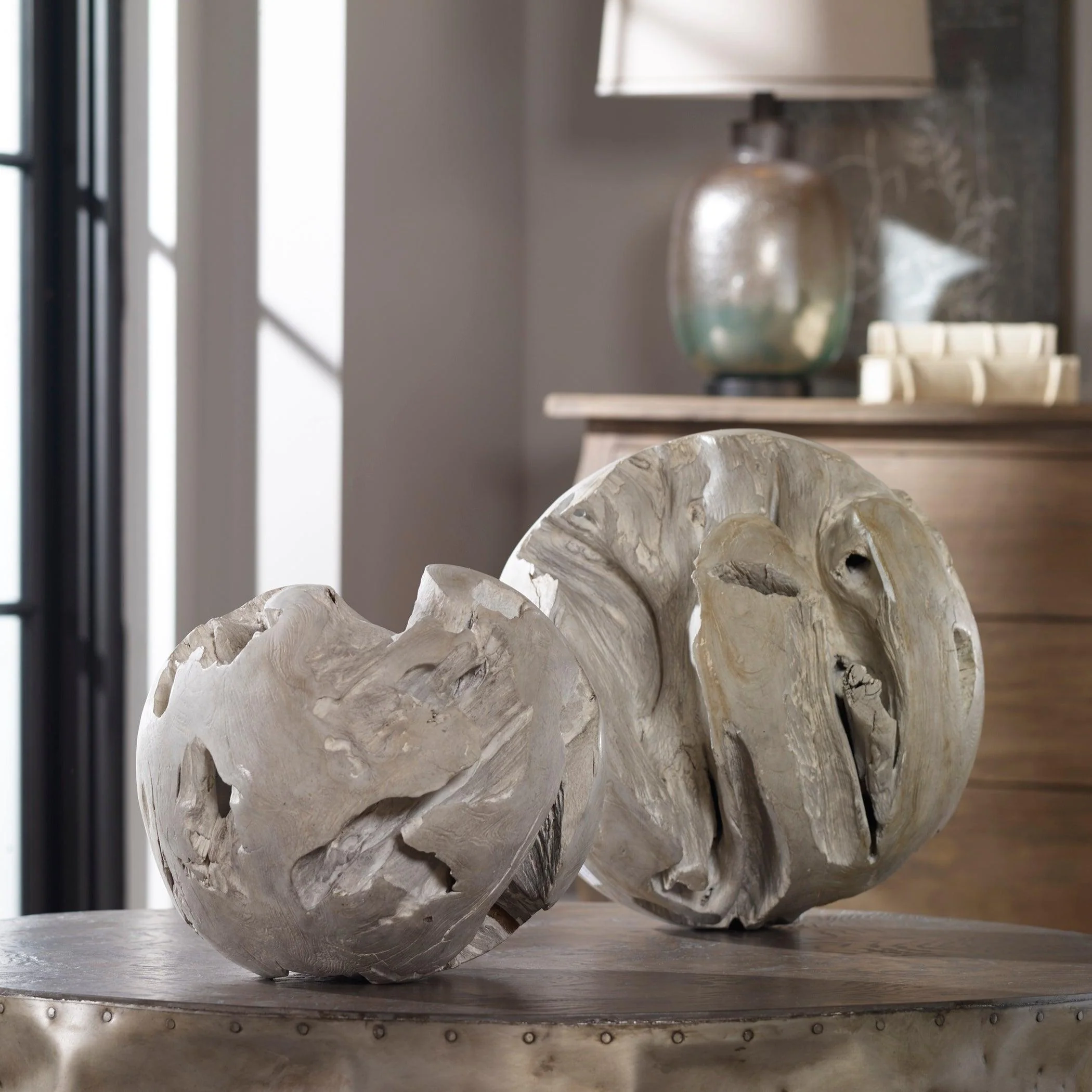 Ermanno Teak Balls S/2 - Remutear