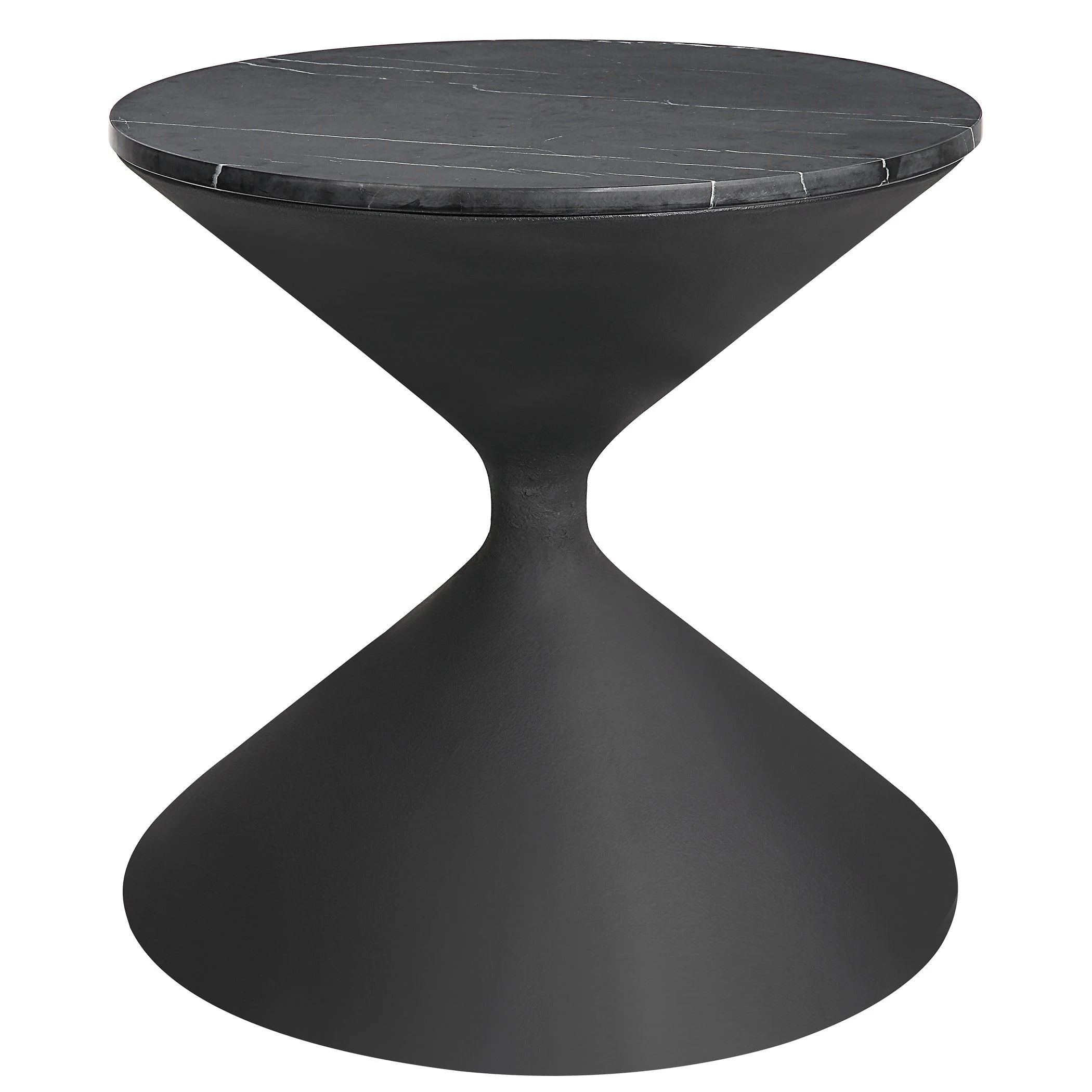Time's Up Hourglass Shaped Side Table - Remutear