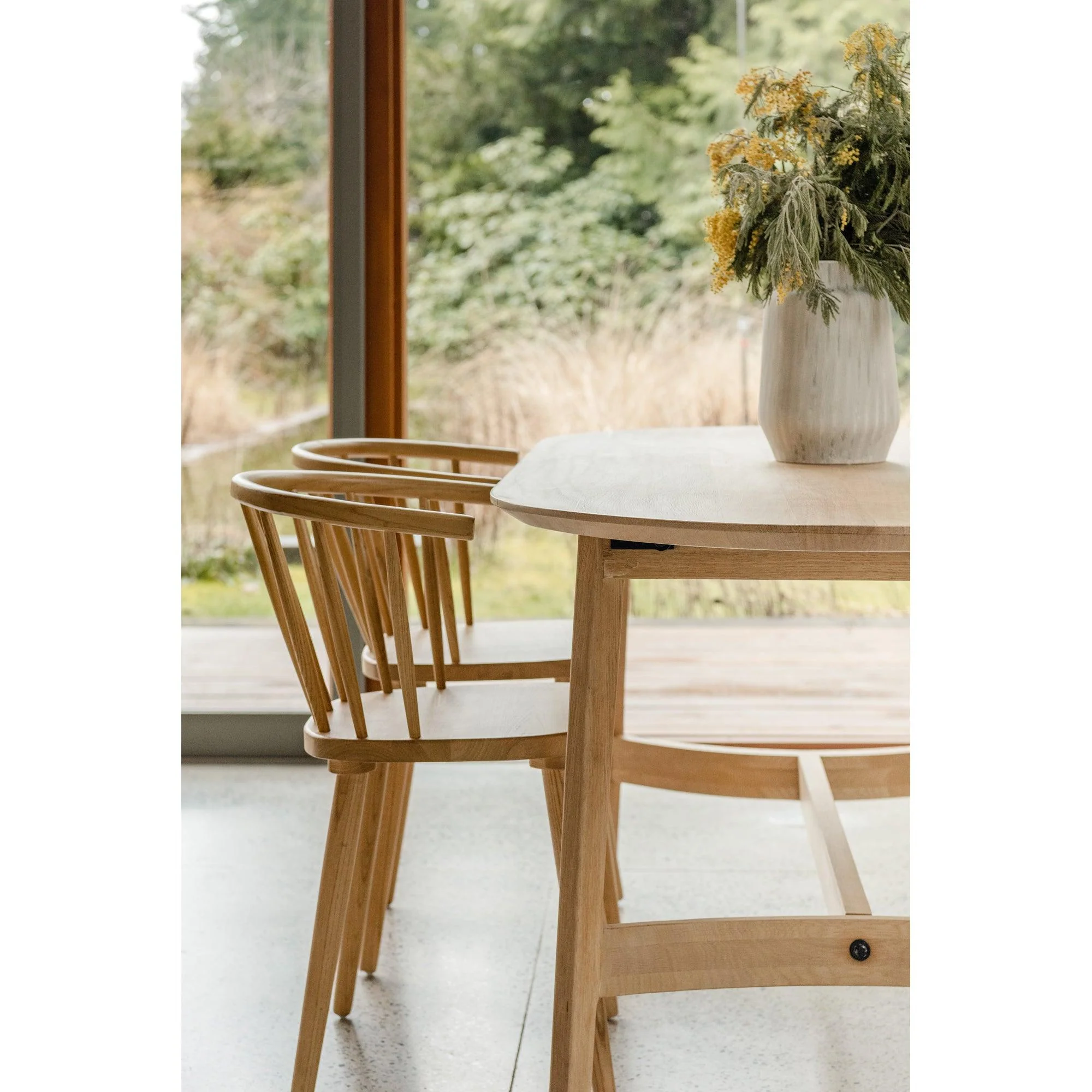 Trie Dining Table Small Natural - Remutear