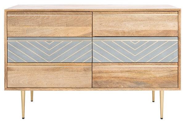 LENI 6 DRAWER CEMENT DRESSER - Remutear