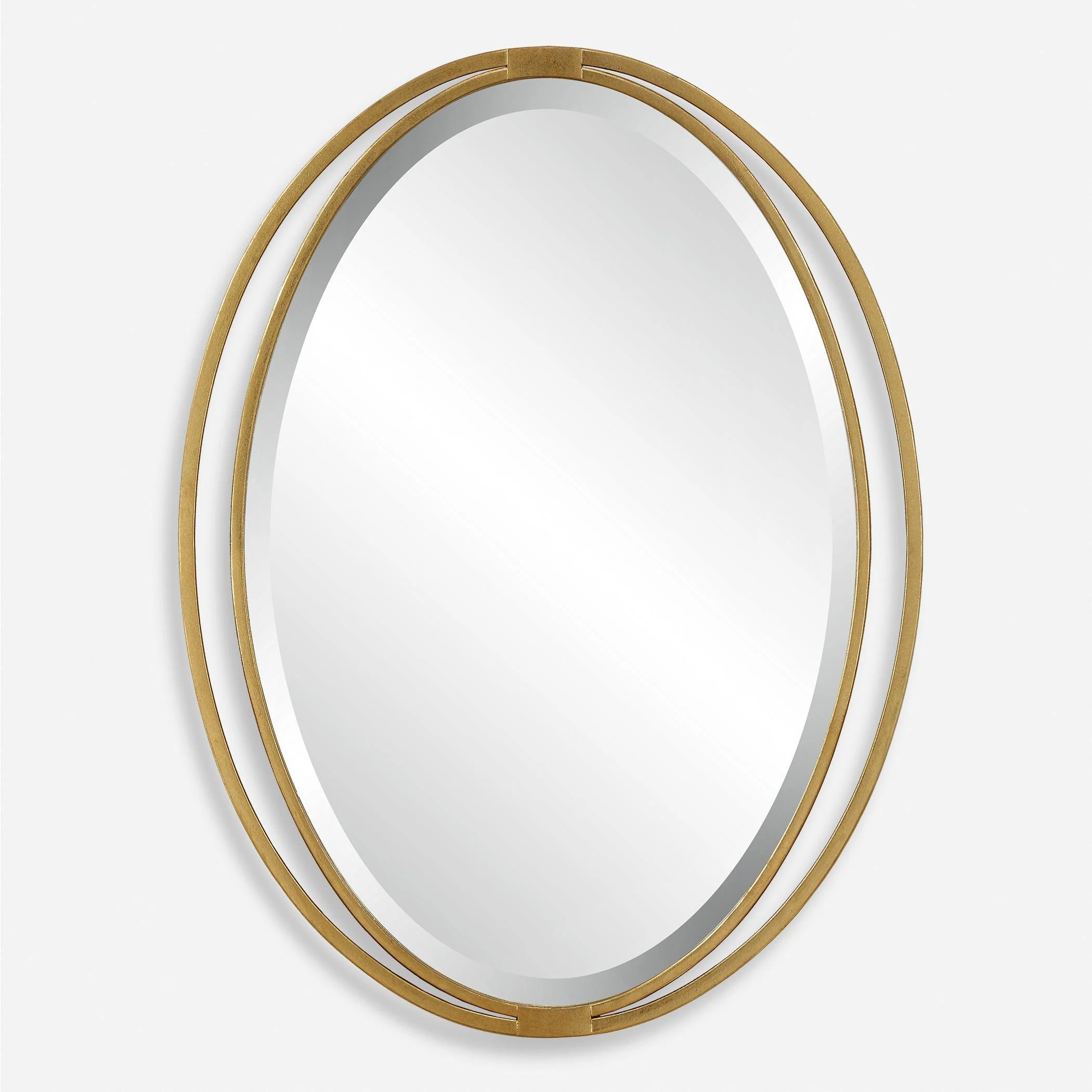 Rhodes Gold Oval Mirror - Remutear