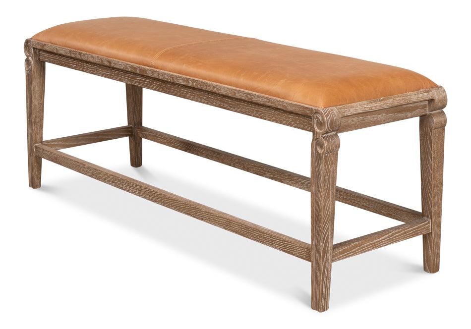 Smith Building Parlor Bench - Leather - Remutear