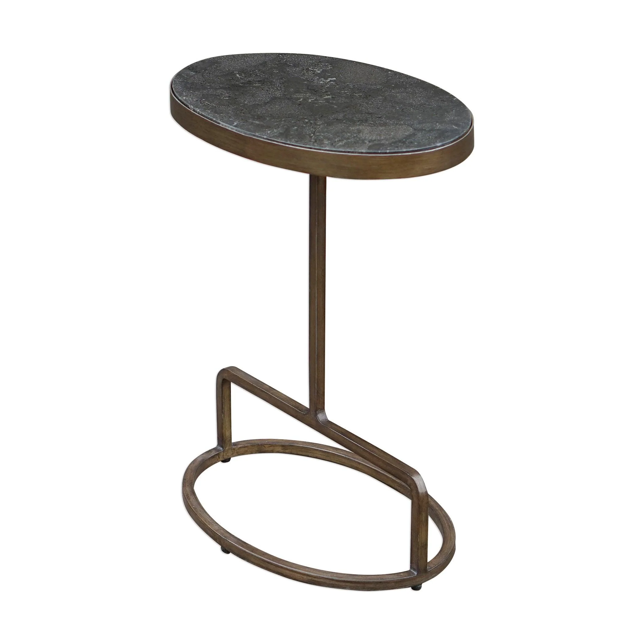 JESSENIA STONE ACCENT TABLE - Remutear