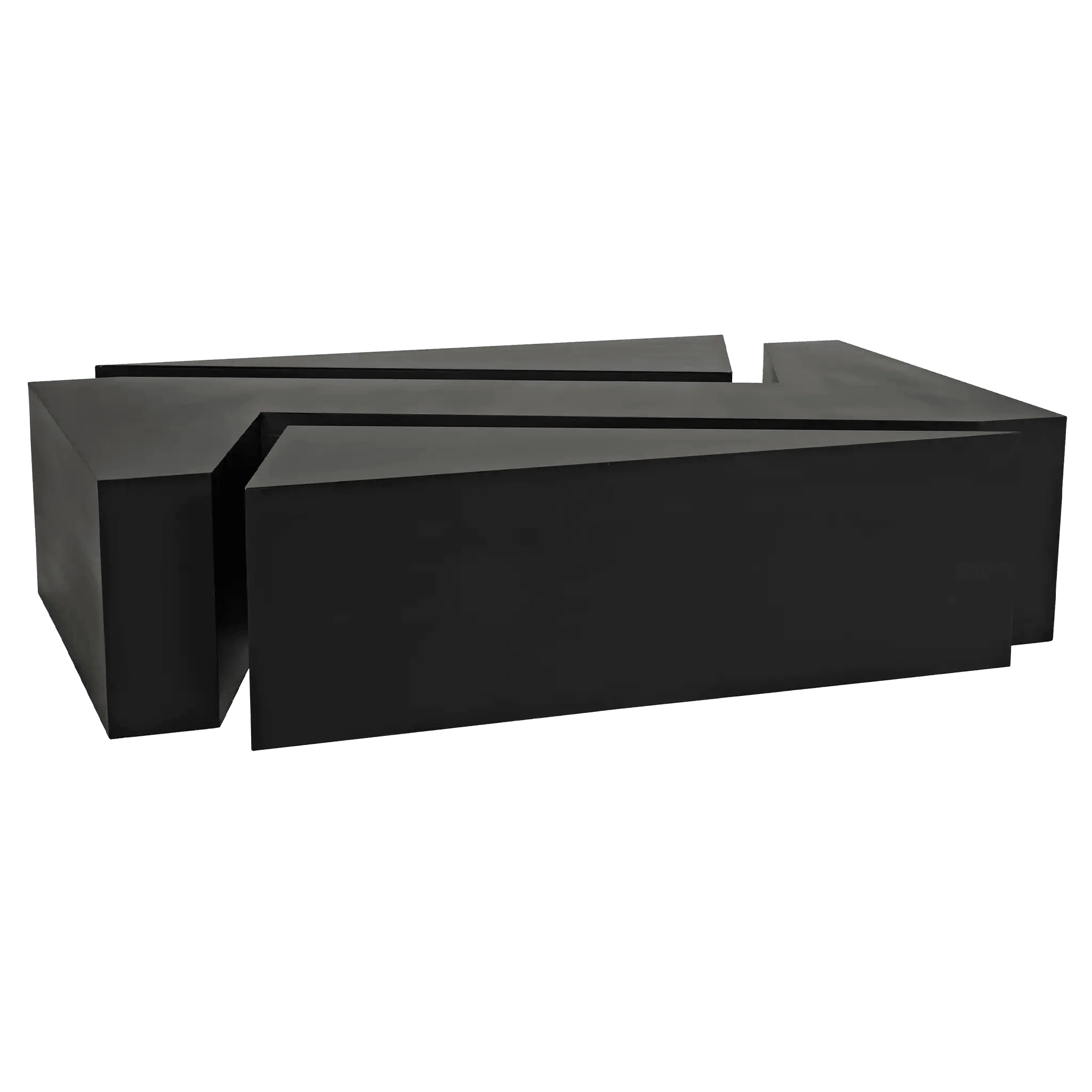 Element Coffee Table, Black Steel - Remutear