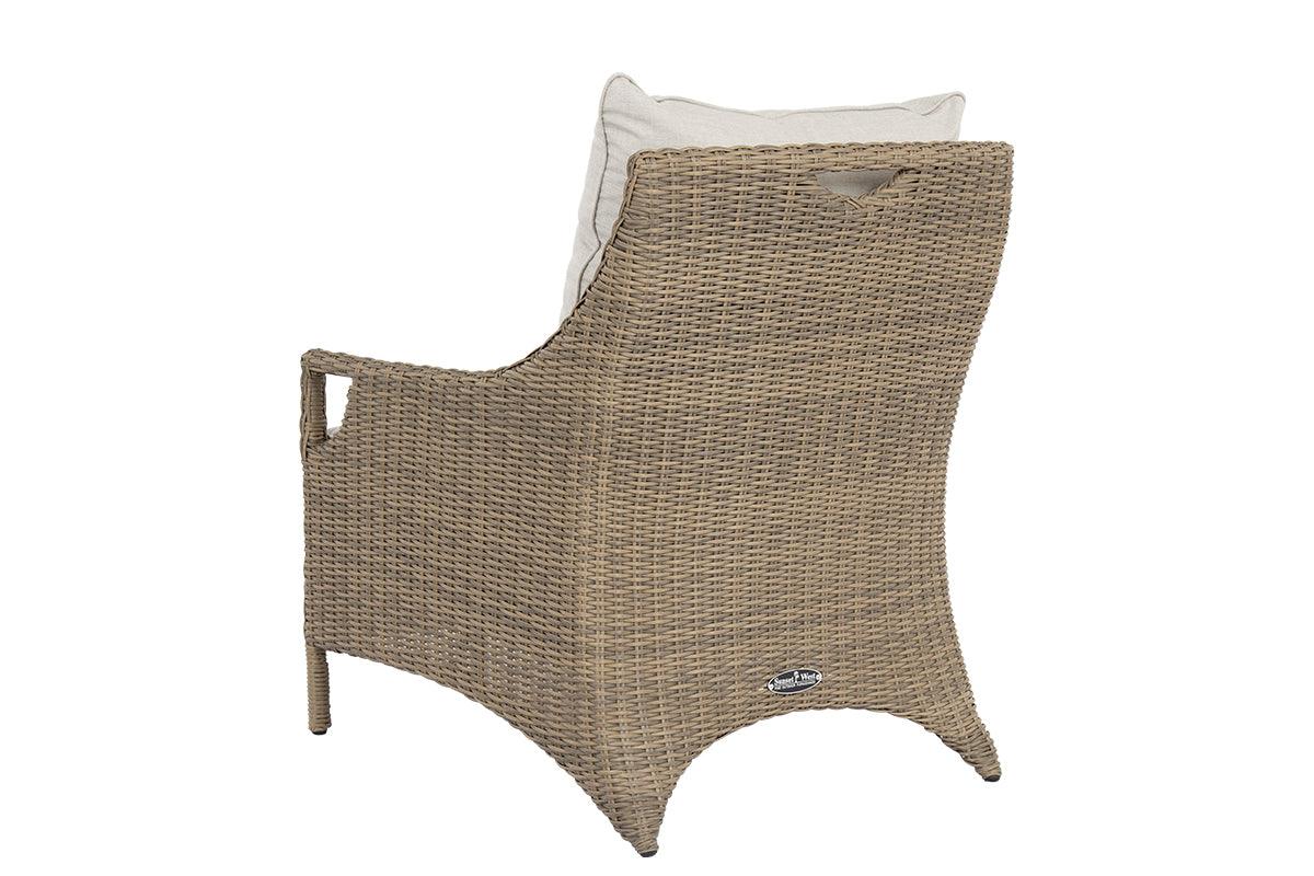 Ibiza Club Chair in Cast Silver, No Welt - Remutear
