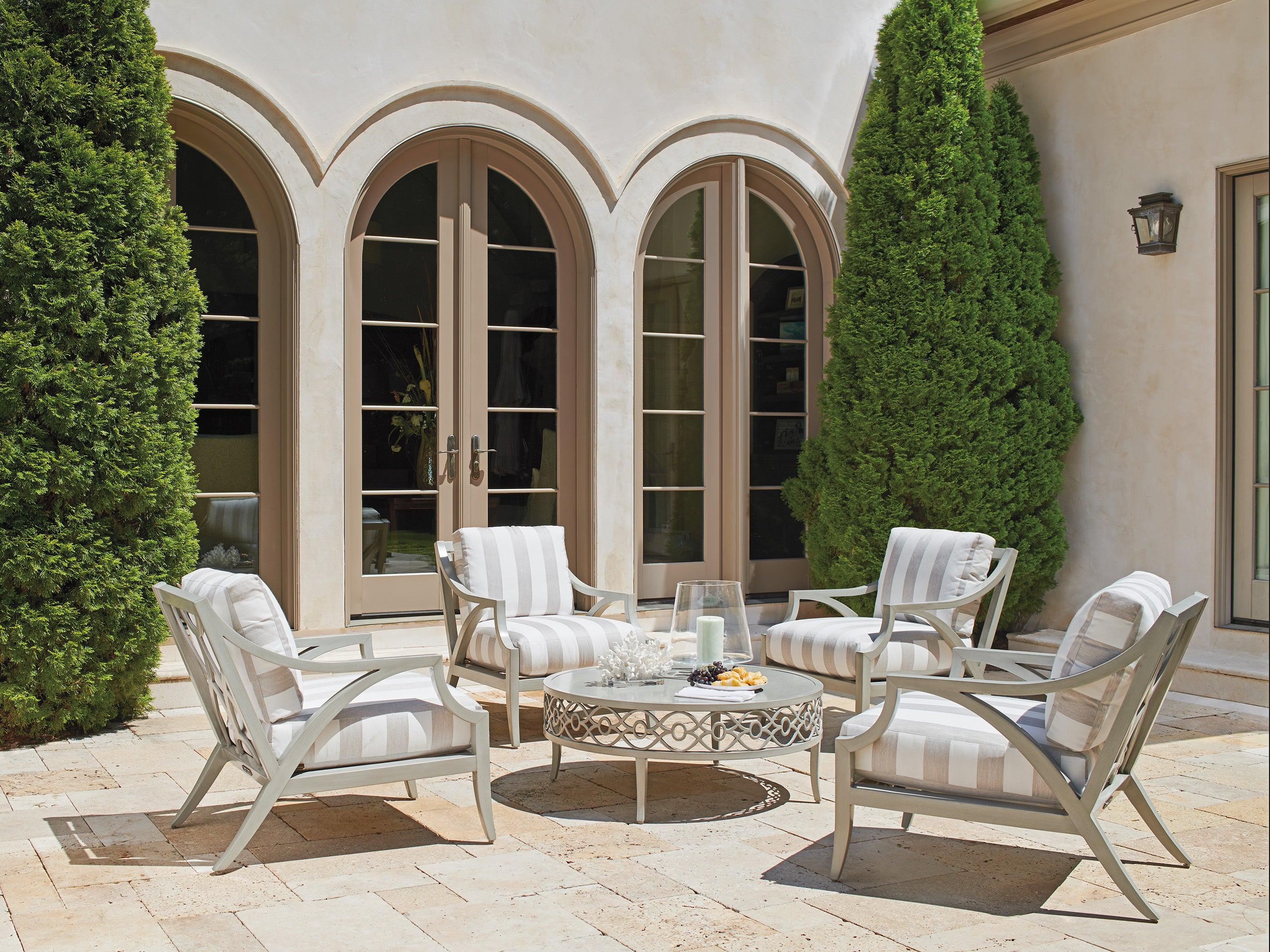 Silver Sands Round Cocktail Table - Remutear