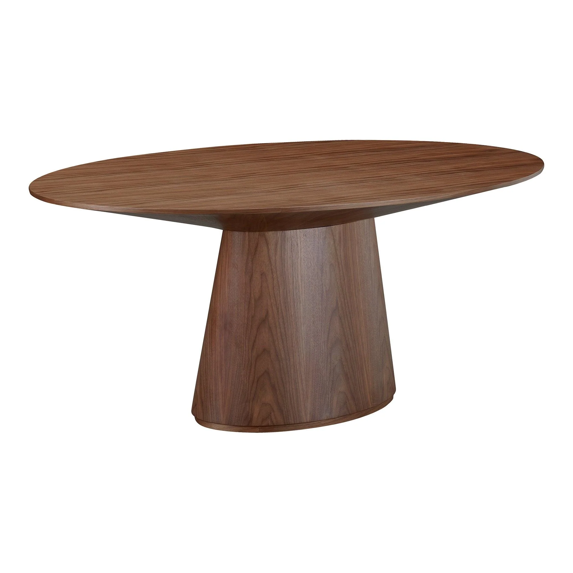 Otago Oval Dining Table Walnut - Remutear