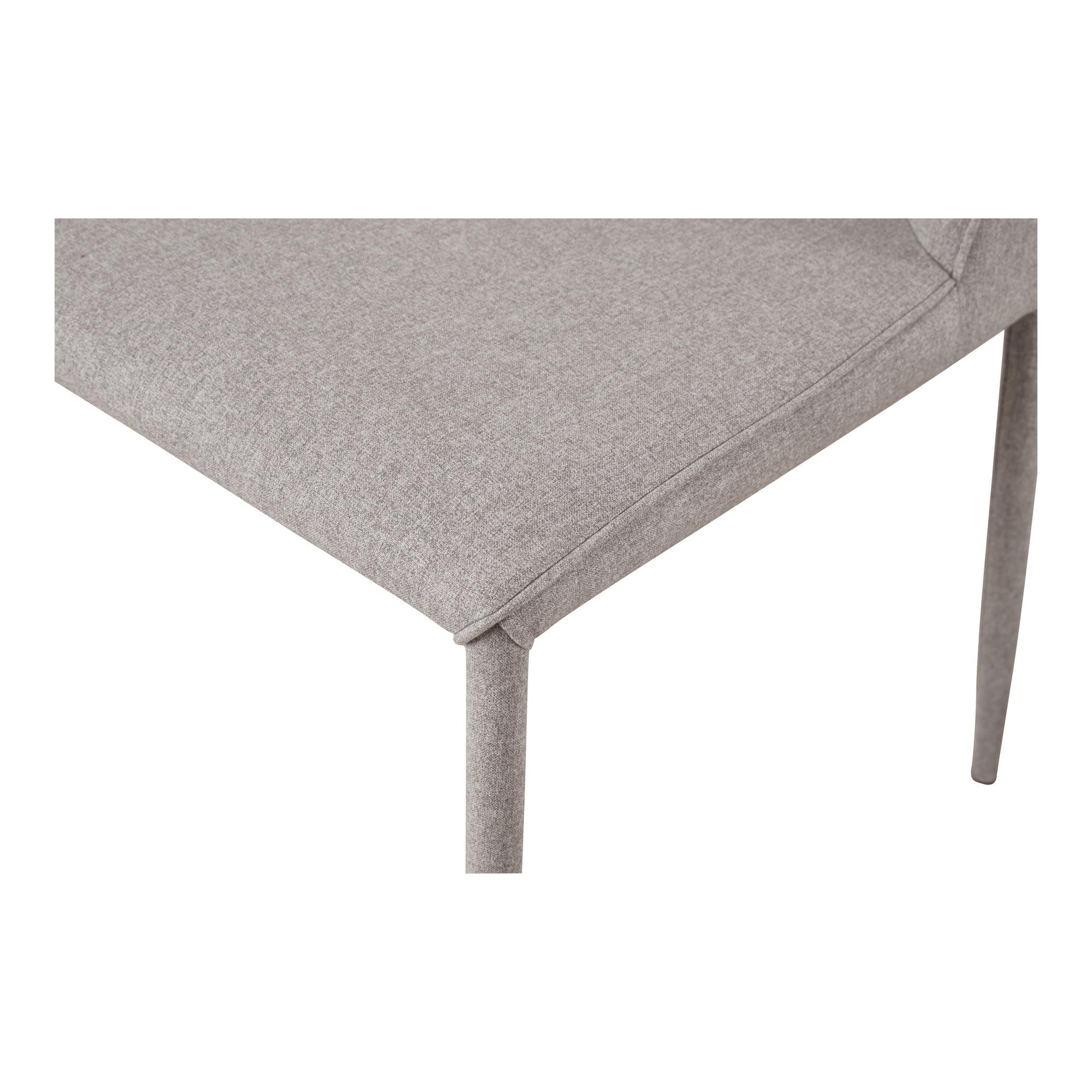 Nora Fabric Dining Chair Light Grey - Set Of Two - Remutear