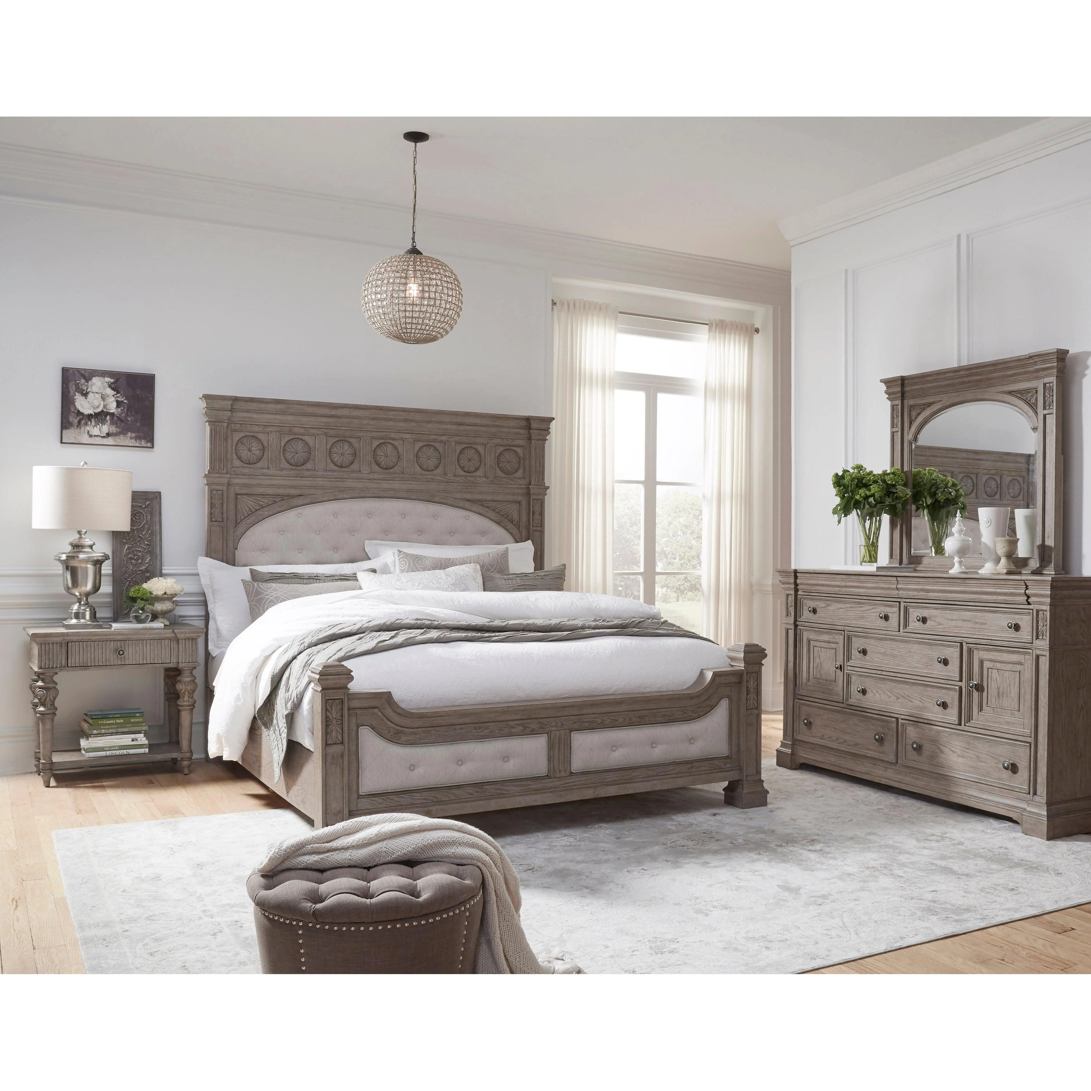 Kingsbury Beveled Dresser Mirror - Remutear