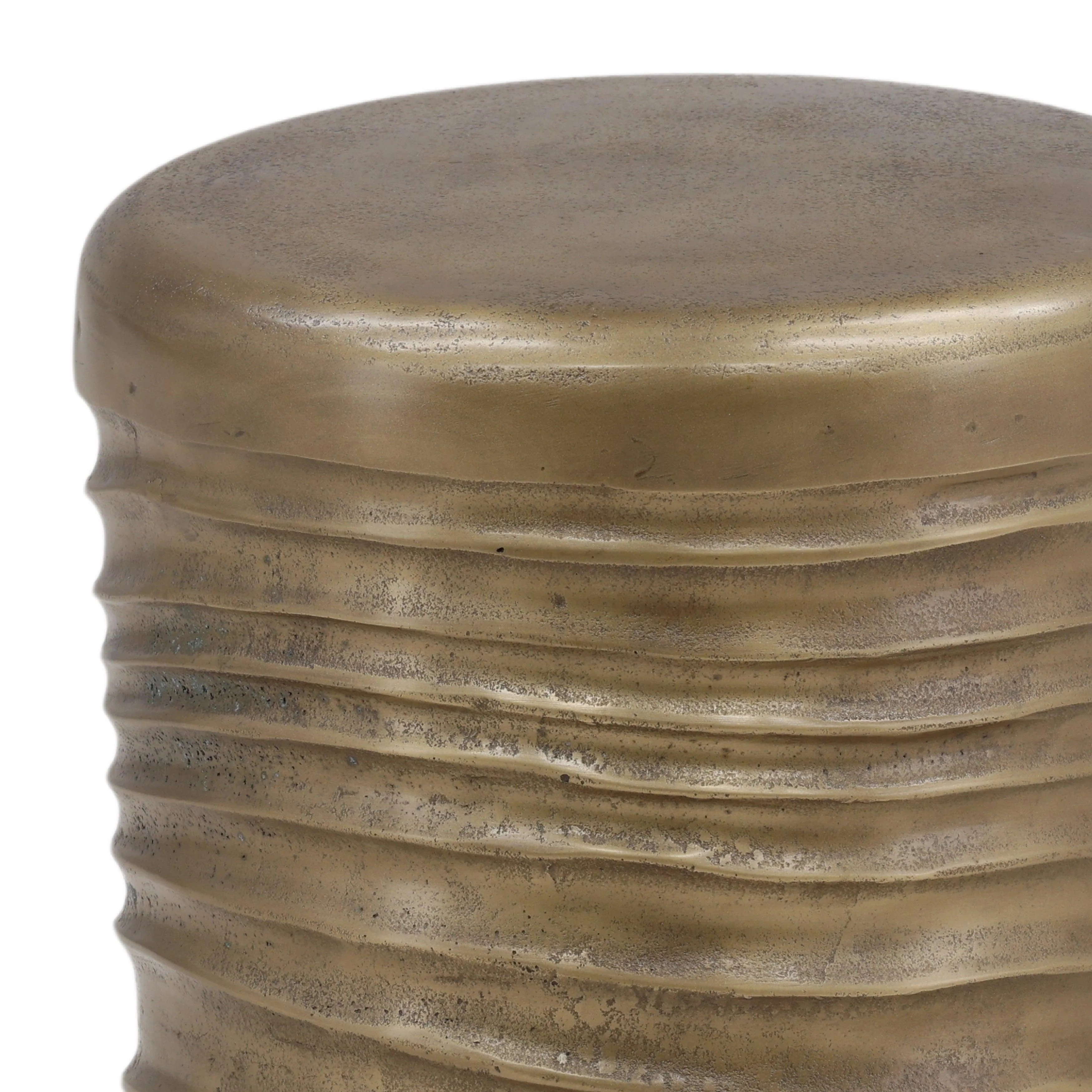 Galino End Table Gold - Remutear