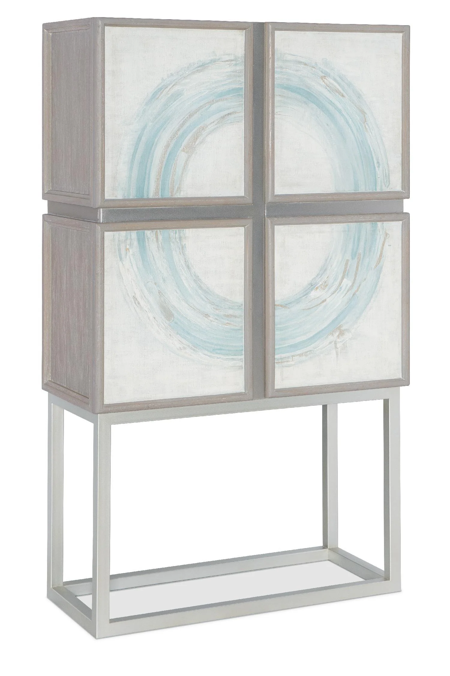 Melange Kandin Bar Cabinet - Remutear