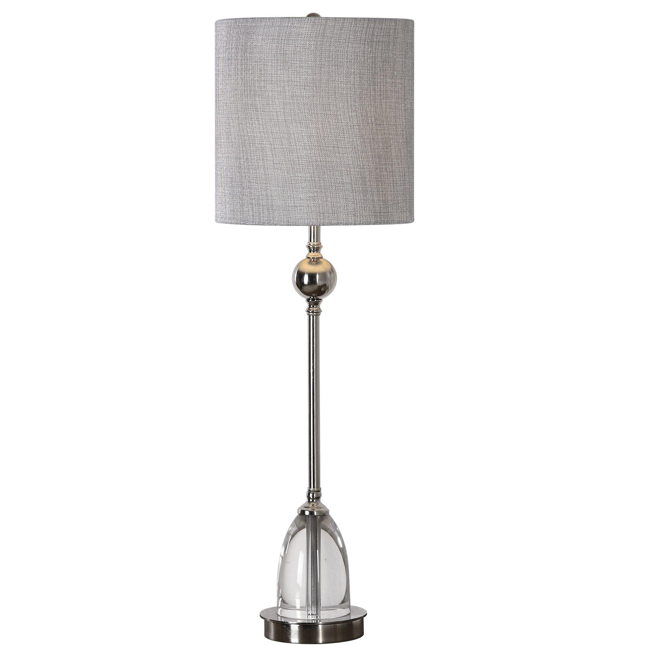 Gallo Nickel Buffet Lamp - Remutear