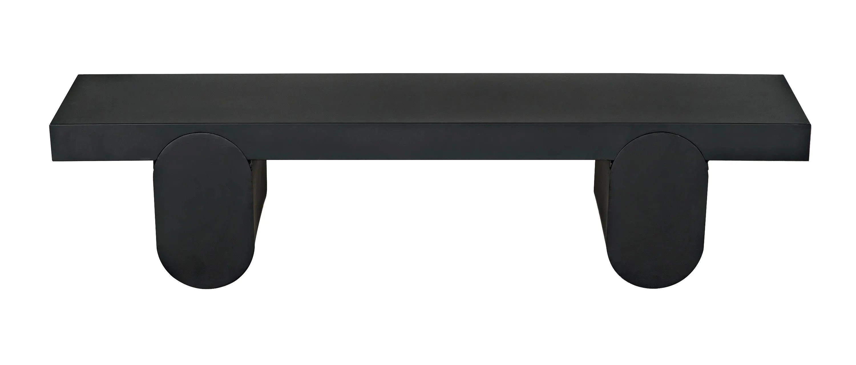 Evora Coffee Table, Black Metal - Remutear