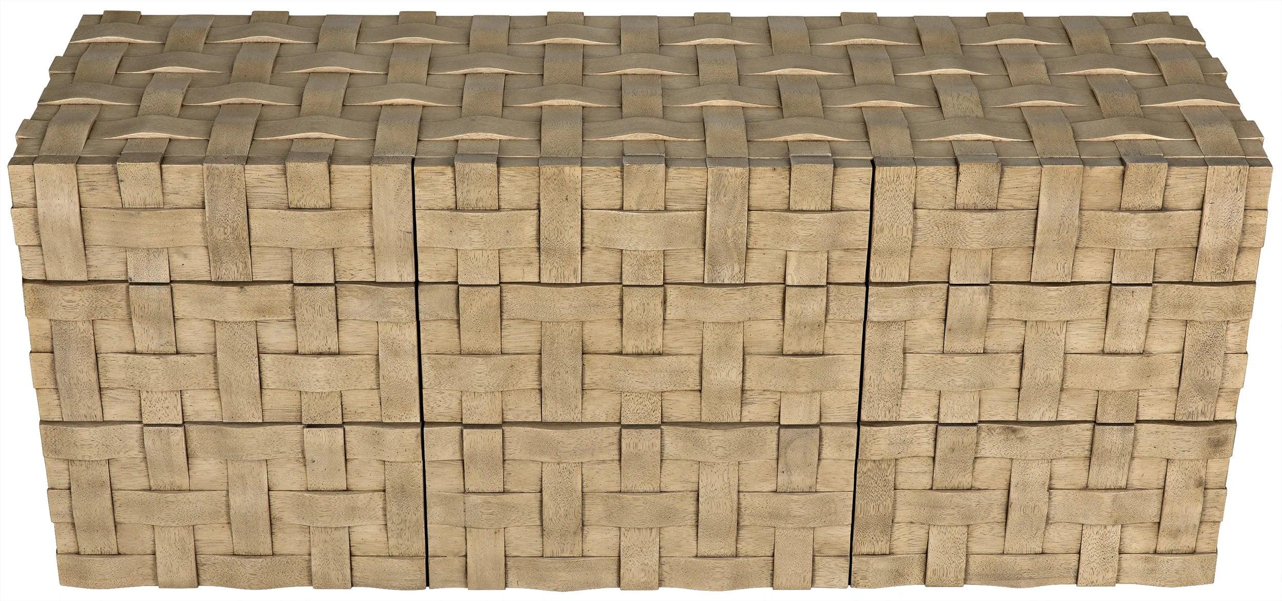 Weave Sideboard, Bleached Walnut - Remutear