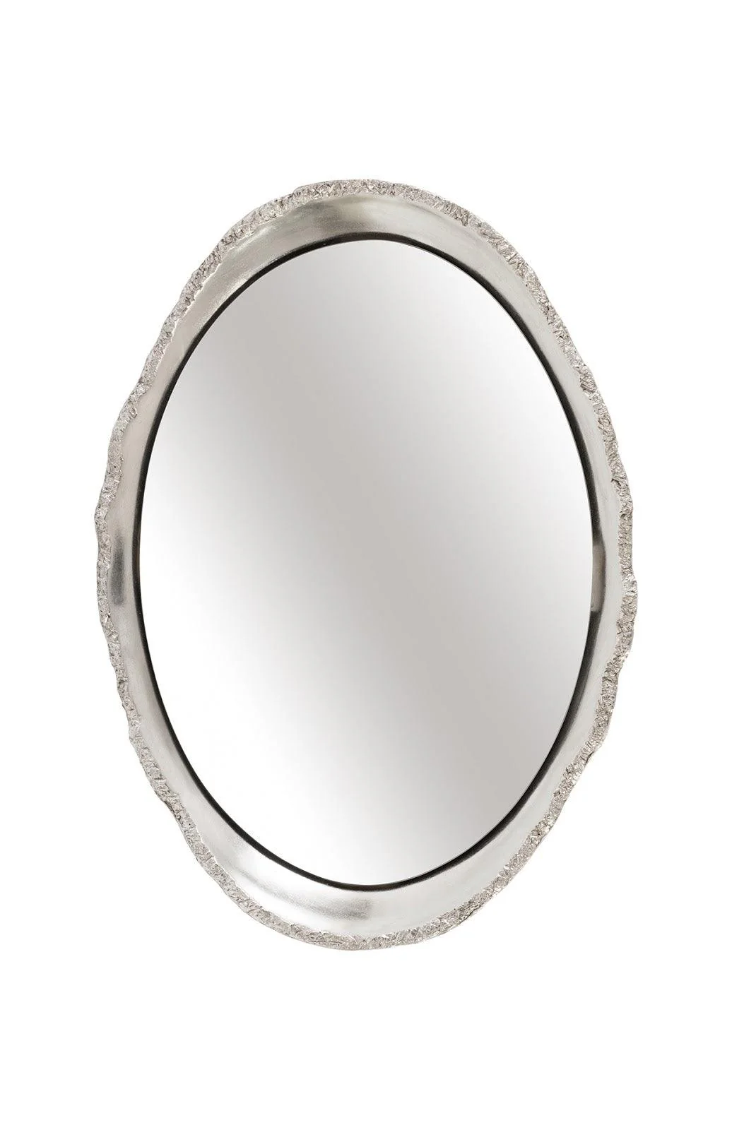 Broken Egg Mirror, Silver Leaf - Remutear