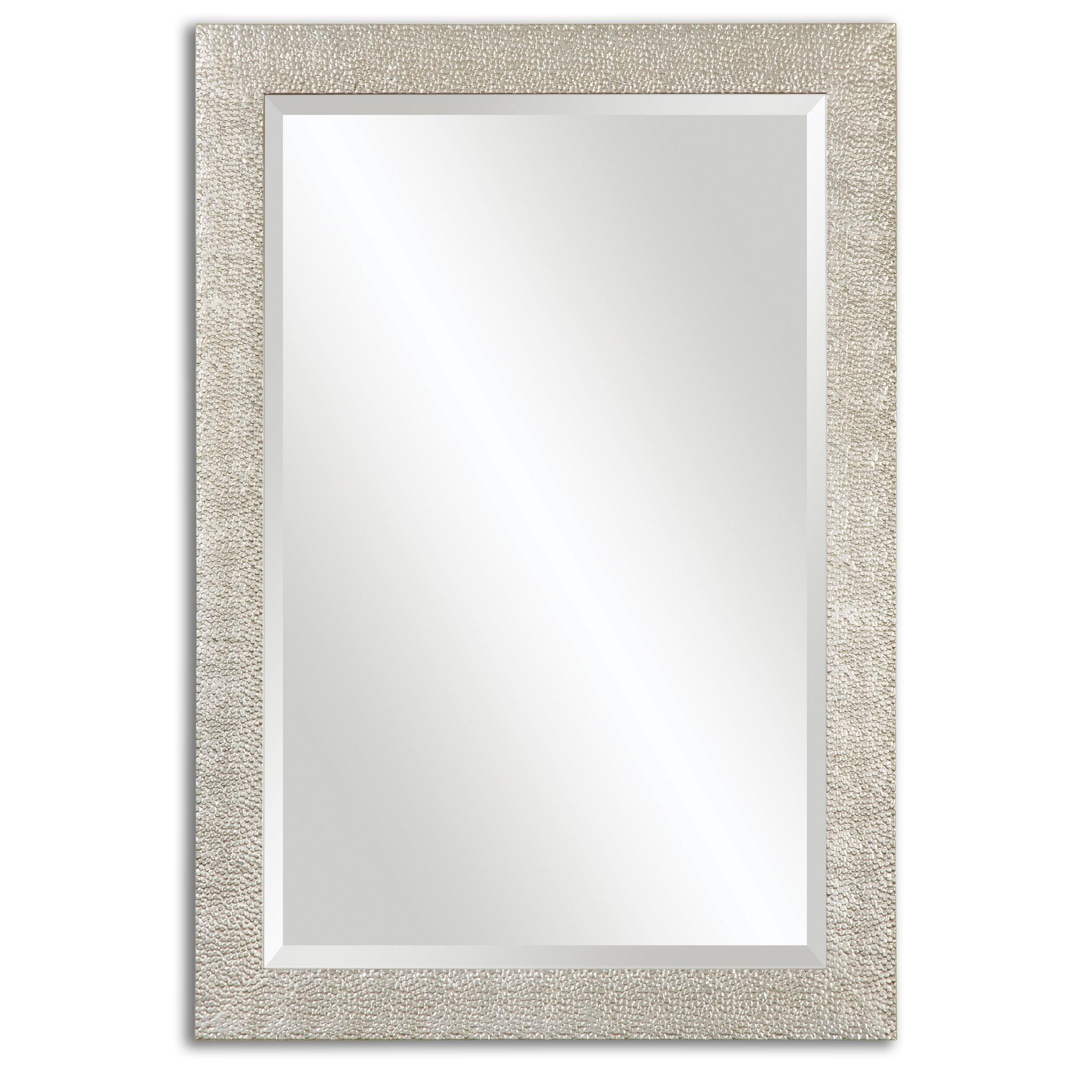 PORCIUS ANTIQUED SILVER MIRROR - Remutear