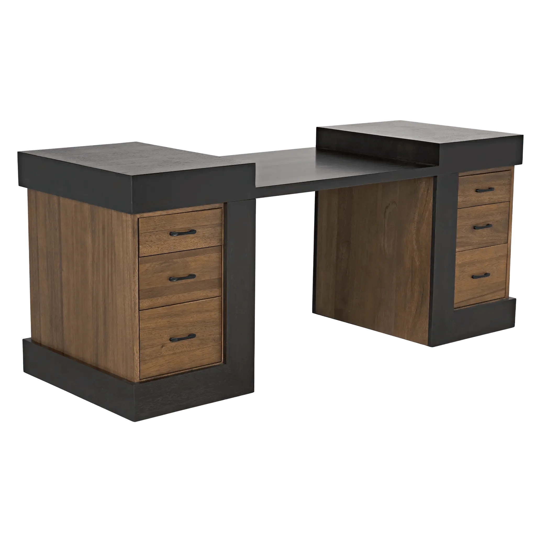Bentley Desk, Dark/Ebony Walnut - Remutear