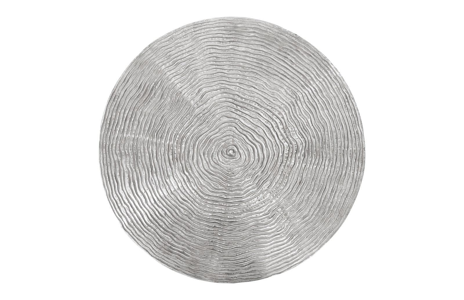 Ripple Coffee Table, Black/Silver, Aluminum - Remutear
