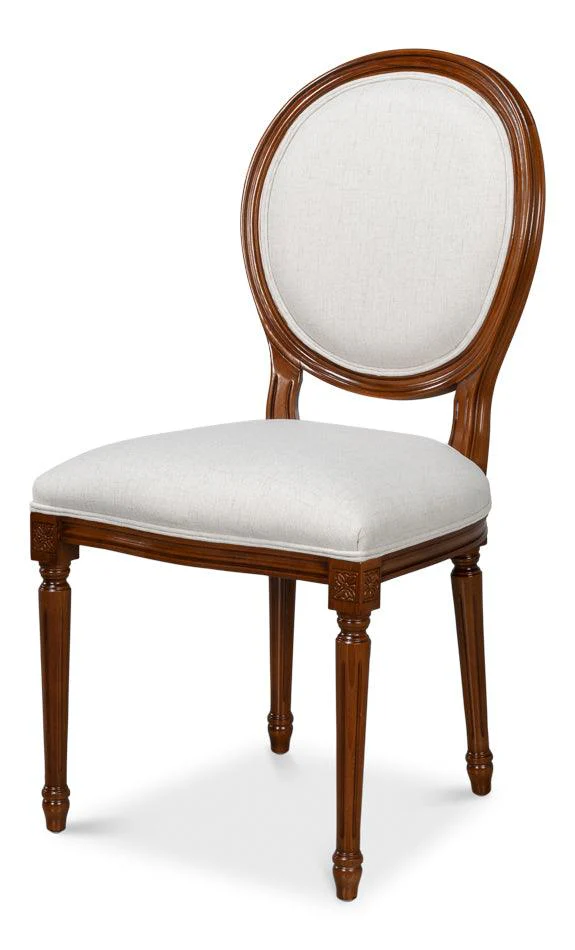 Hugo Oval Side Chair - Brown - Set of 2 - Remutear