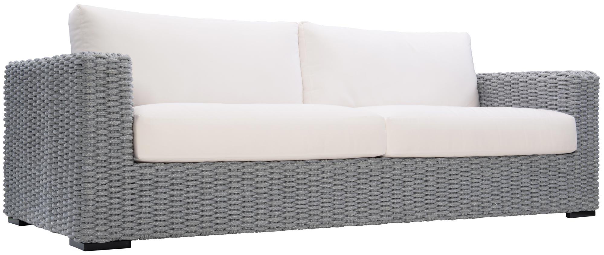 CAPRI SOFA/ GRAY ROPE GREY ROPE FRAME SOFA - Remutear