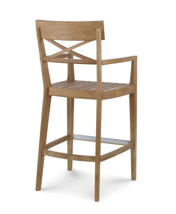 Teak Bar Stool - Remutear