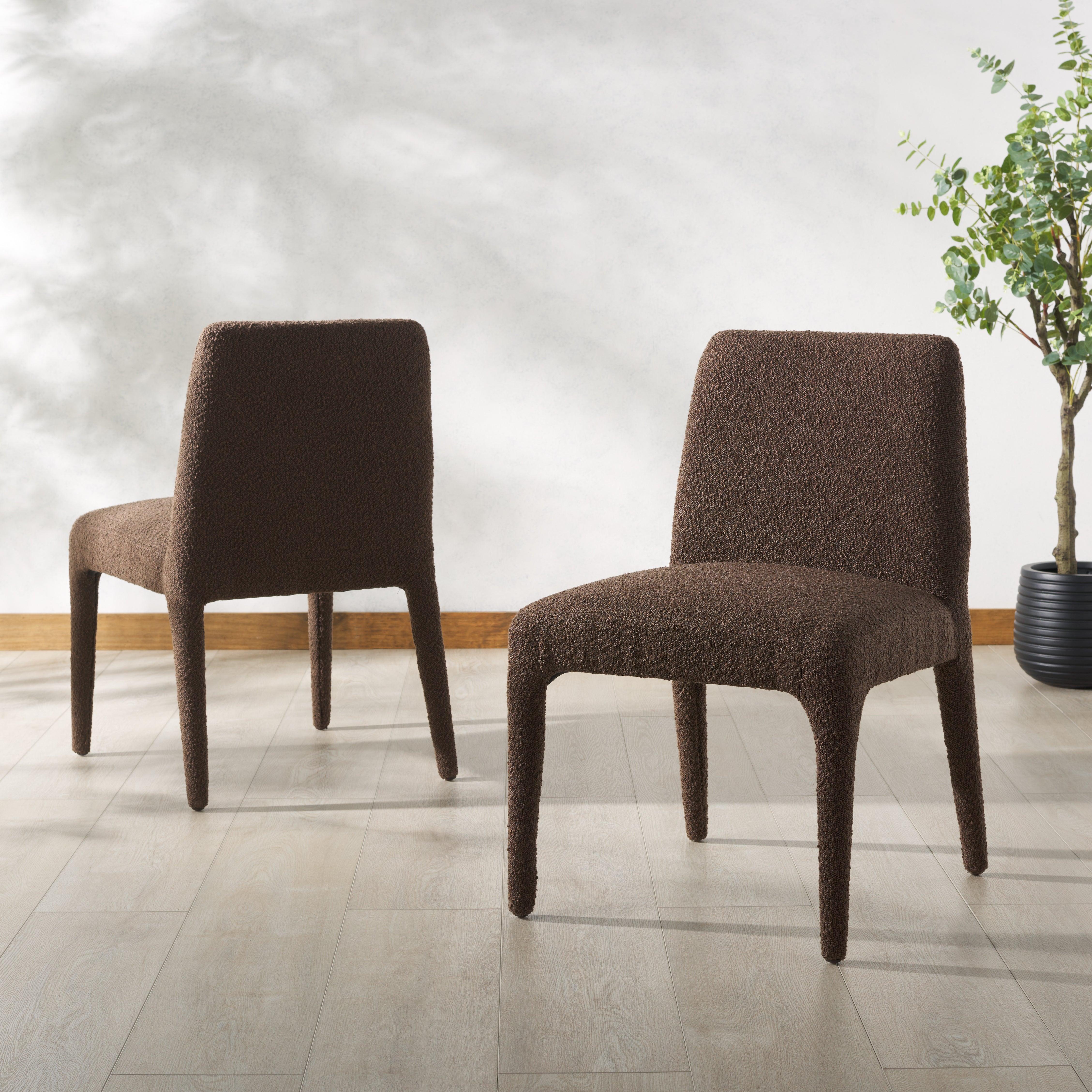 Derrick Boucle Dining Chair - Remutear