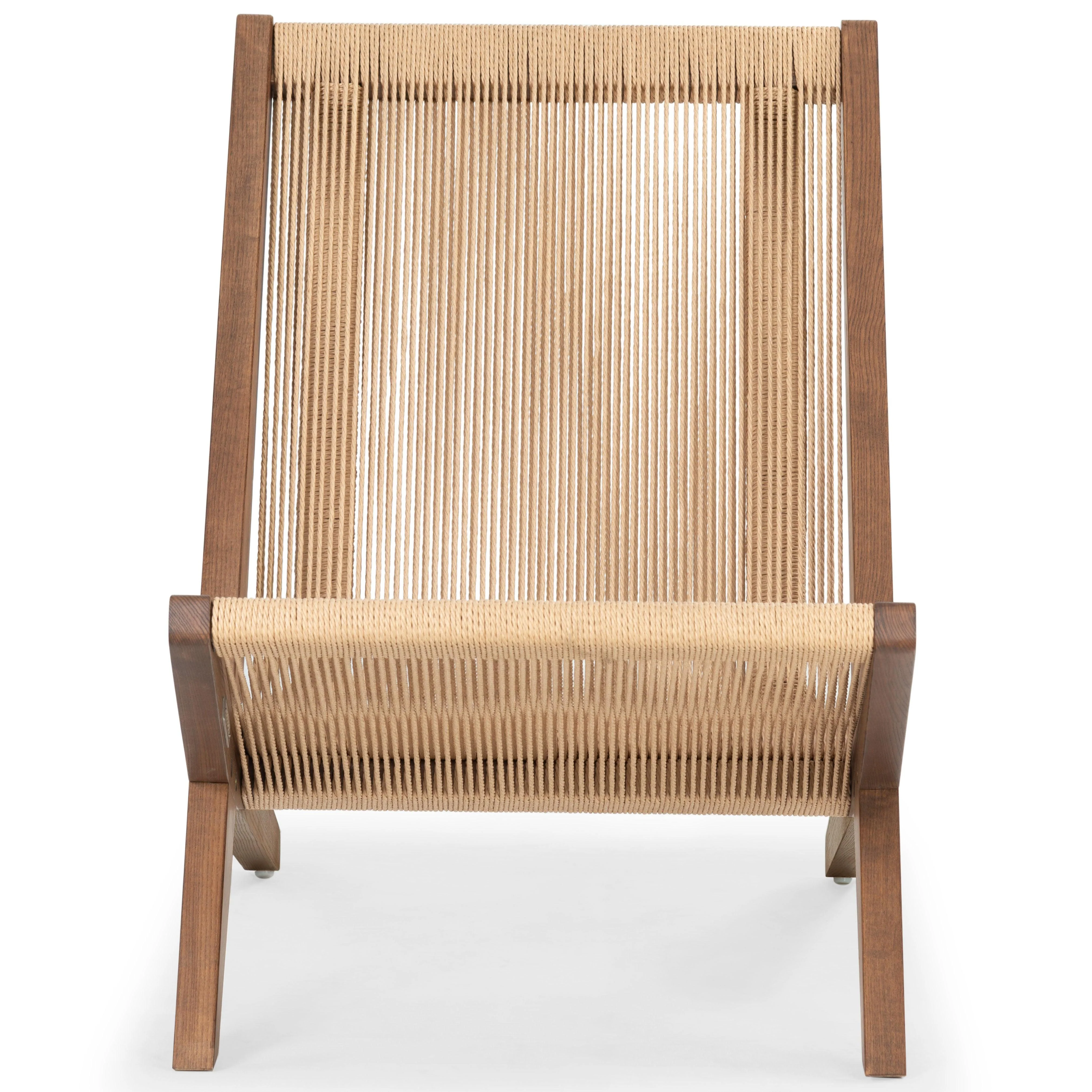 TRISHA FOLDING ROPE ACCENT CHAIR - Remutear
