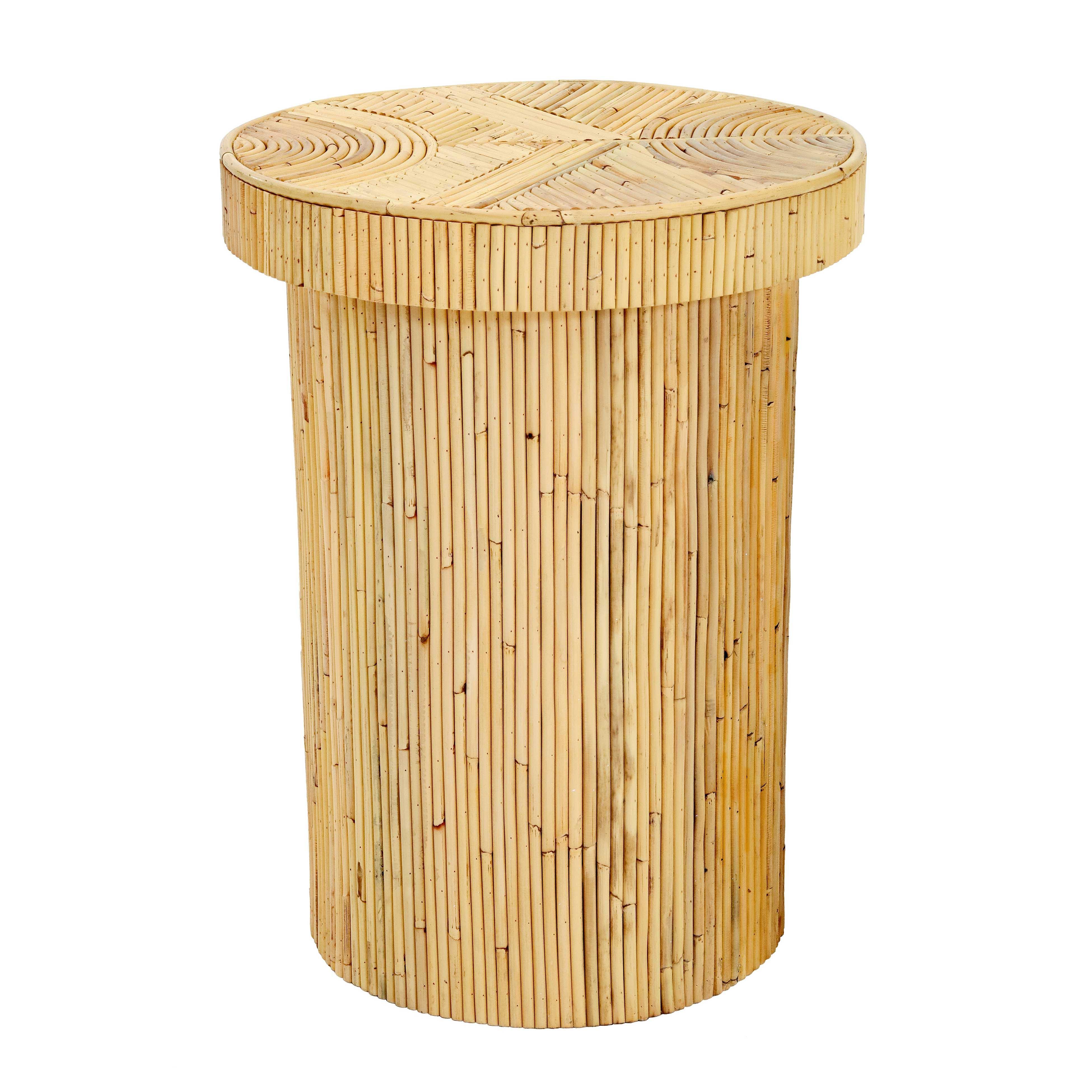 Acadia Rattan Side Table - Remutear