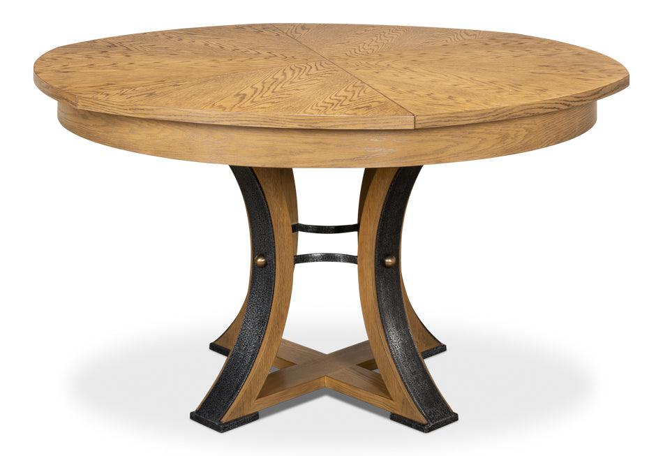 Tower Jupe Dining Table - Med Heather Gry - Remutear