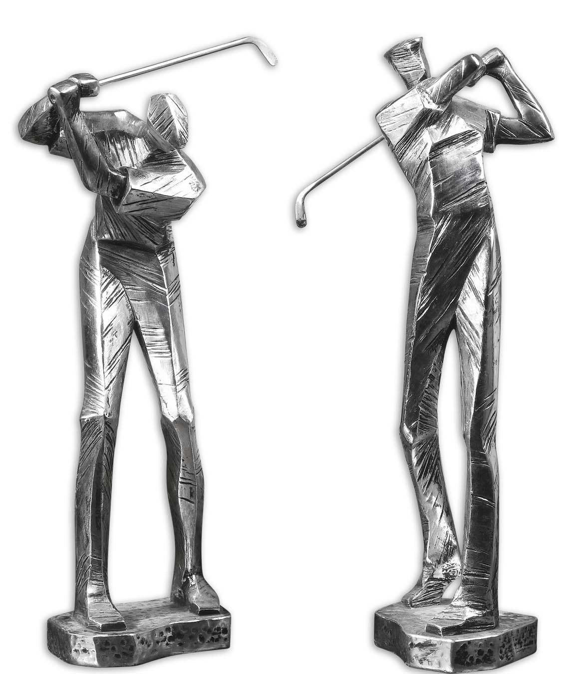 PRACTICE SHOT METALLIC STATUES, SET/2 - Remutear