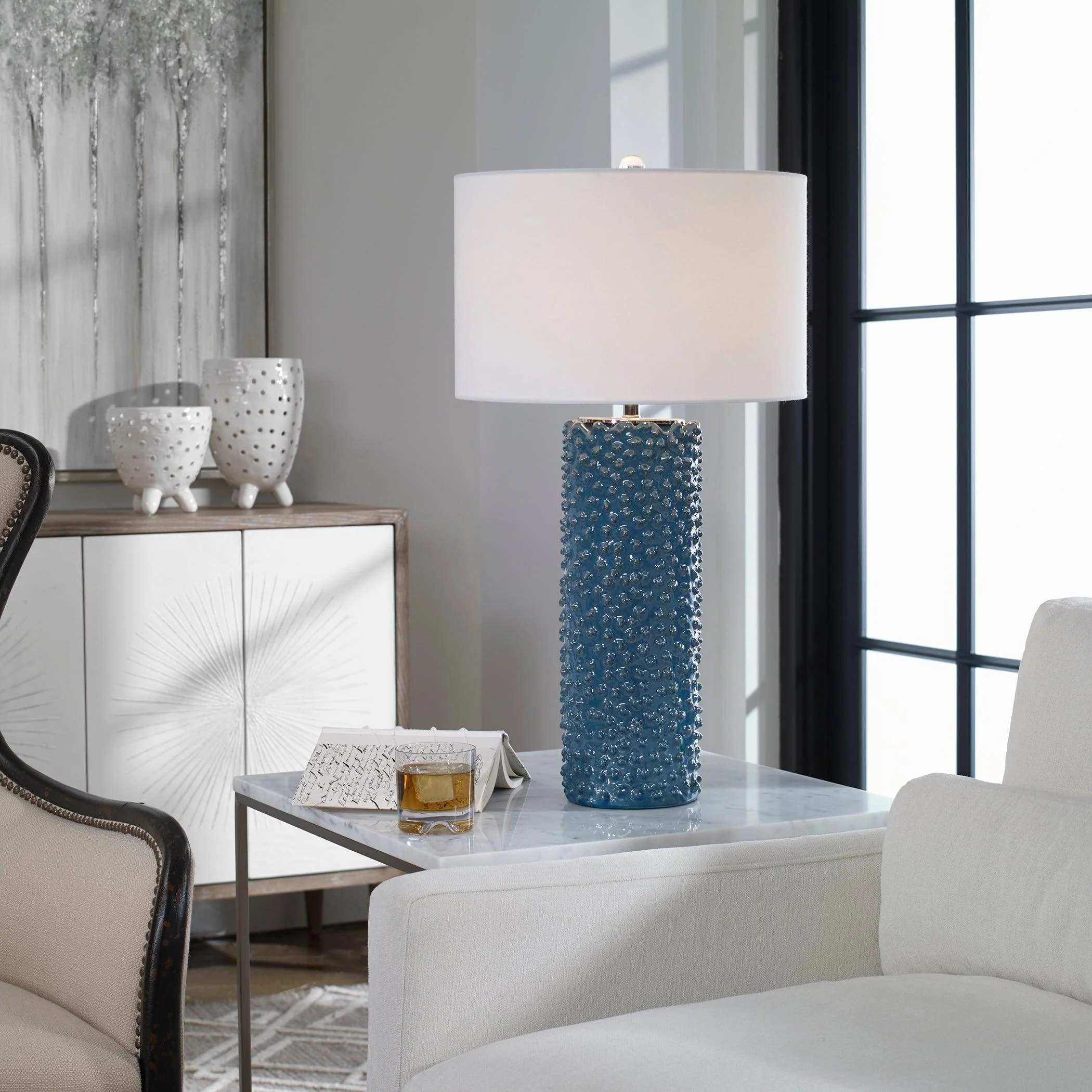 CIJI BLUE TABLE LAMP - Remutear