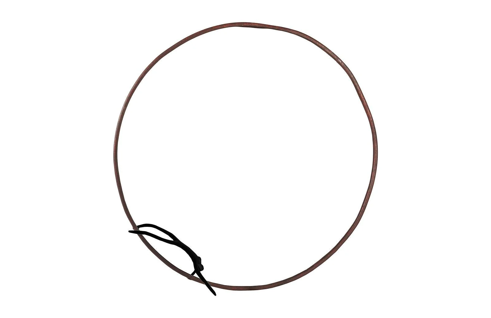 Olympic Figure in Iron Ring, Black, Rust, Style A - Remutear