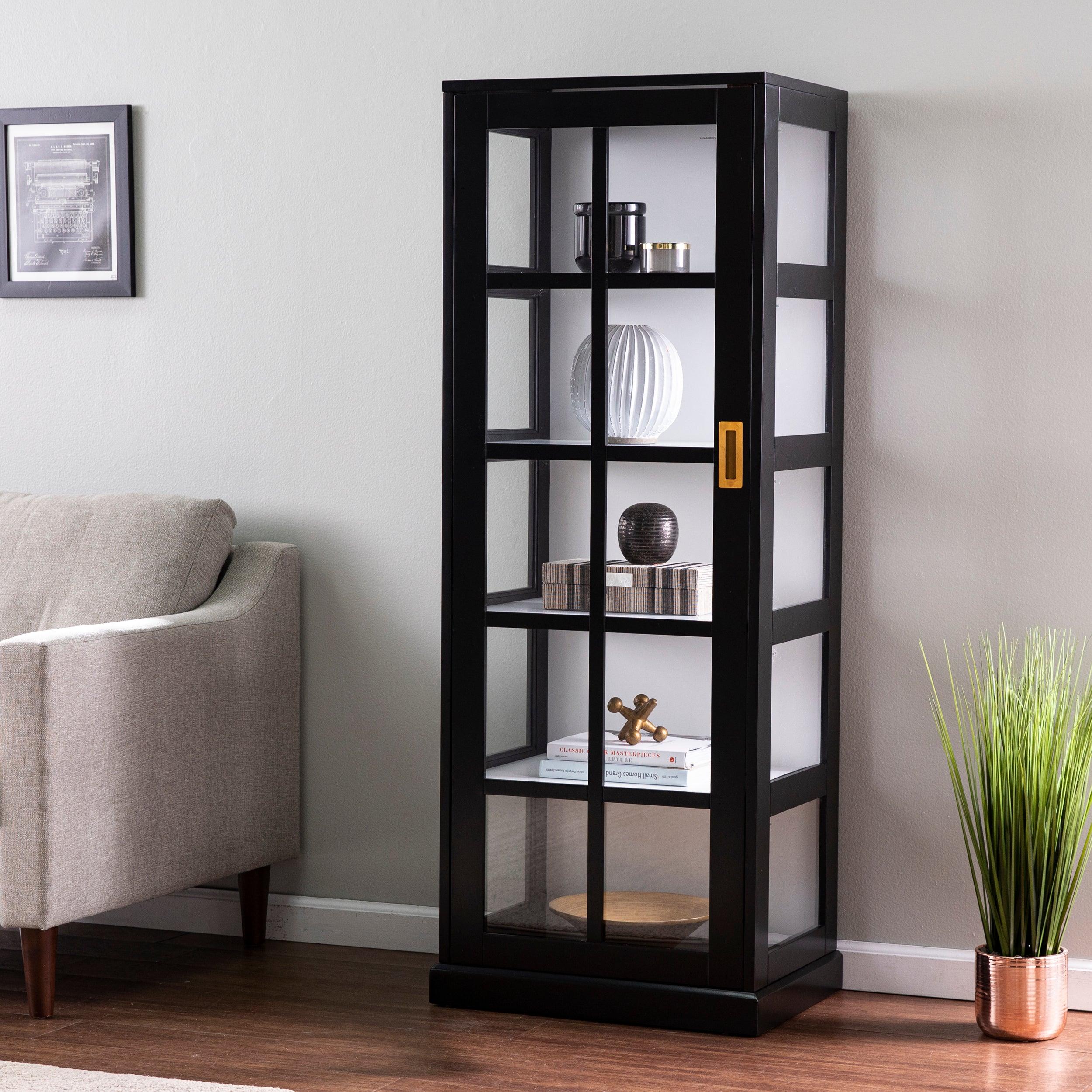 Burland Tall Curio Cabinet - Remutear