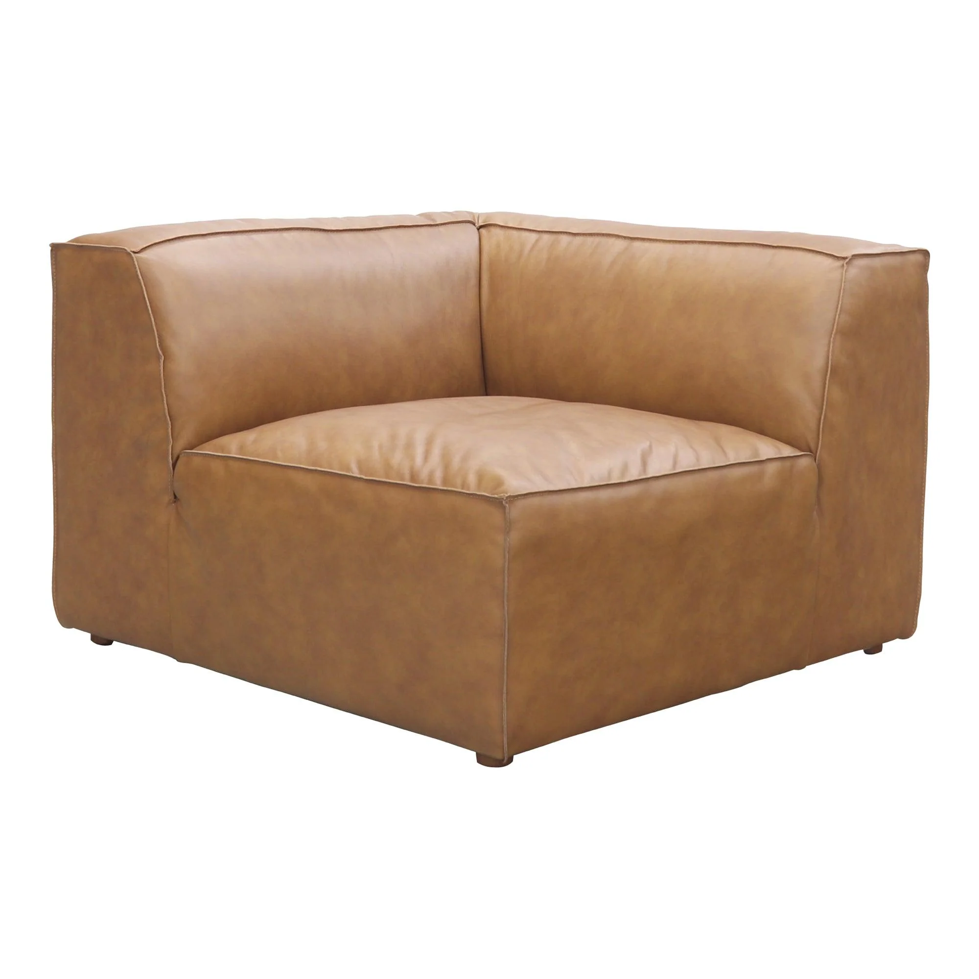 Form Corner Chair Sonoran Tan Leather - Remutear