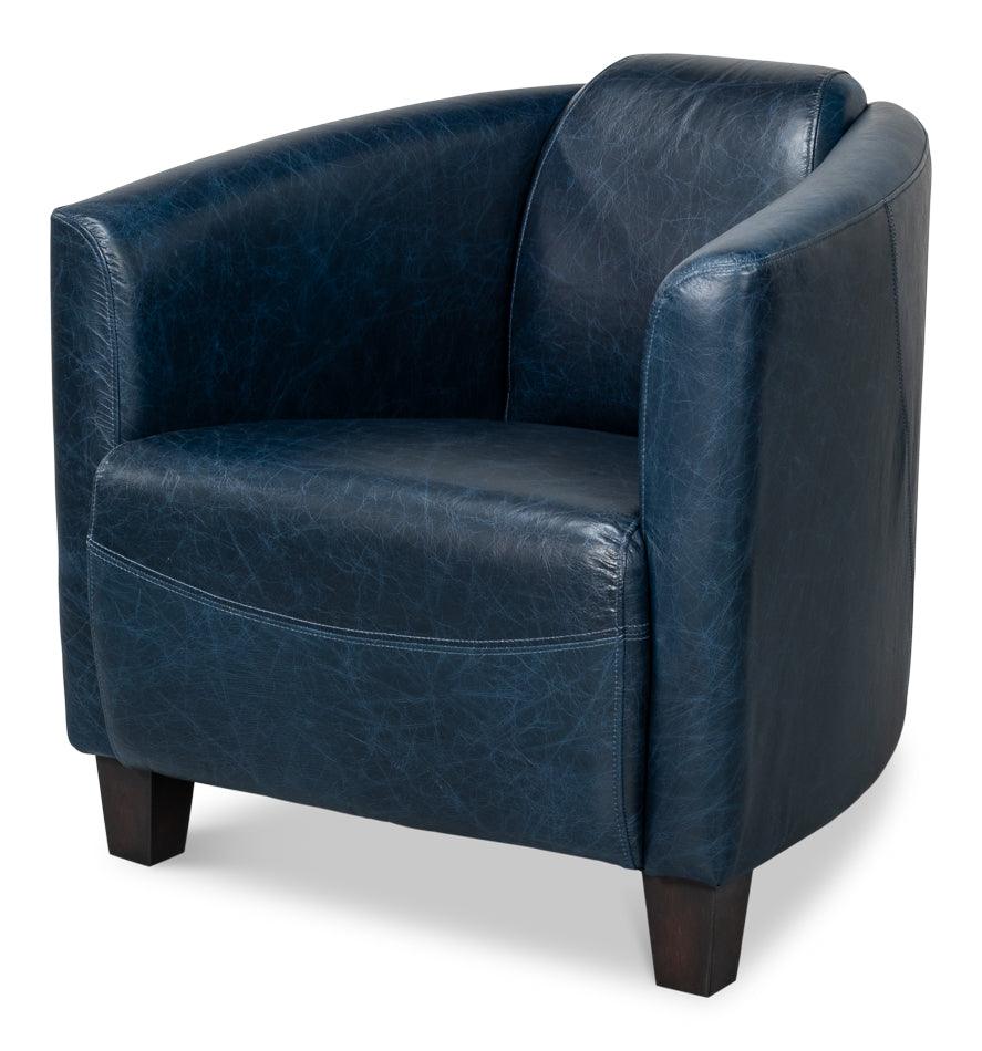 Mandy Arm Chair - Chateau Blue - Remutear