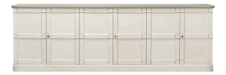 Luciana Wood Drs Buffet 112 St.Wht Grey - Remutear