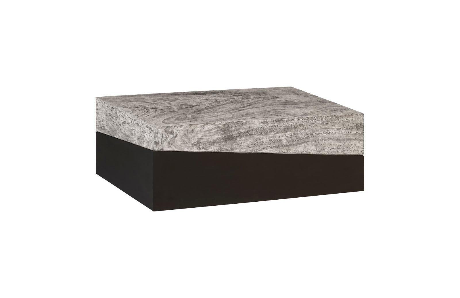 Geometry Coffee Table, Gray Stone - Remutear