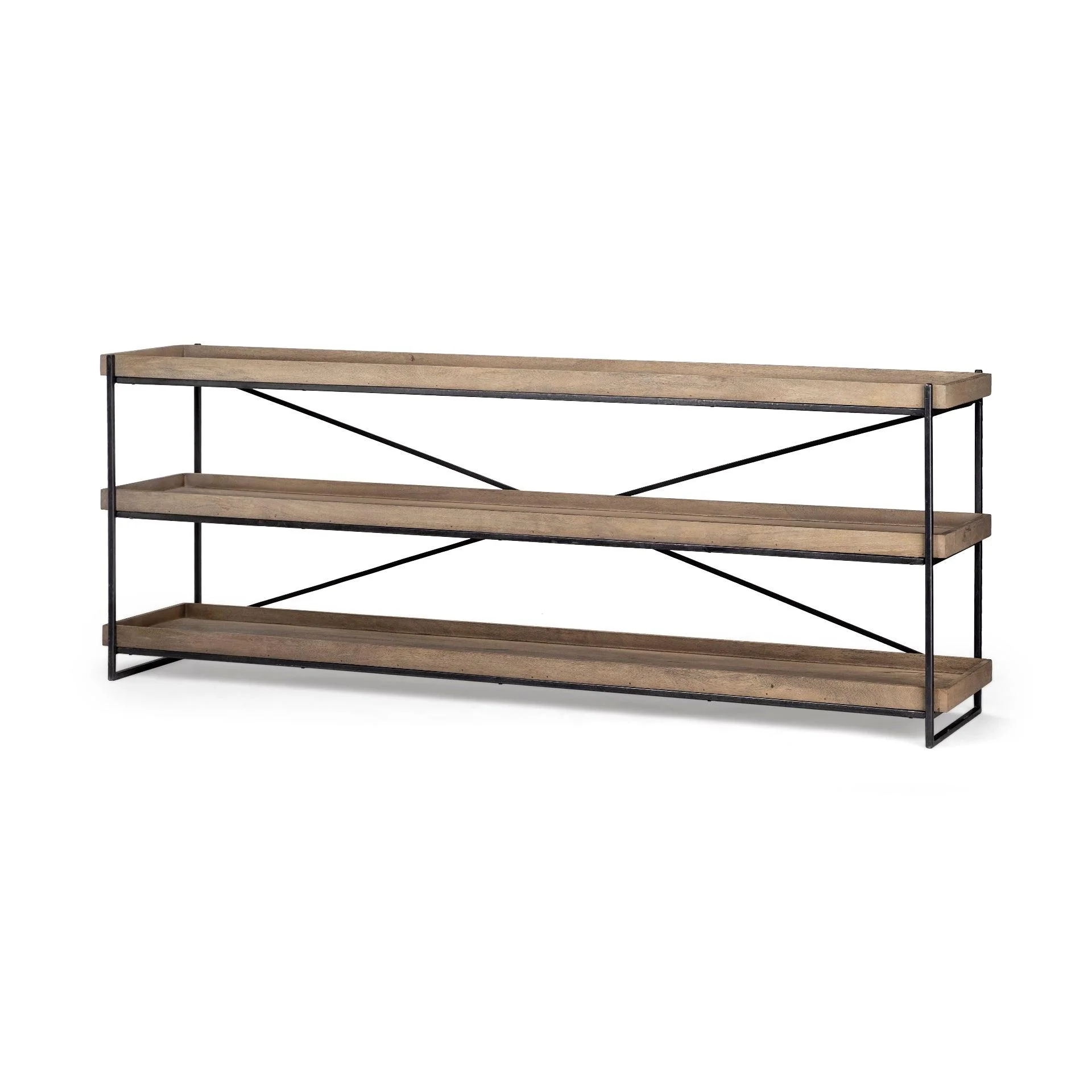 Trey I Iron Console Table - Remutear