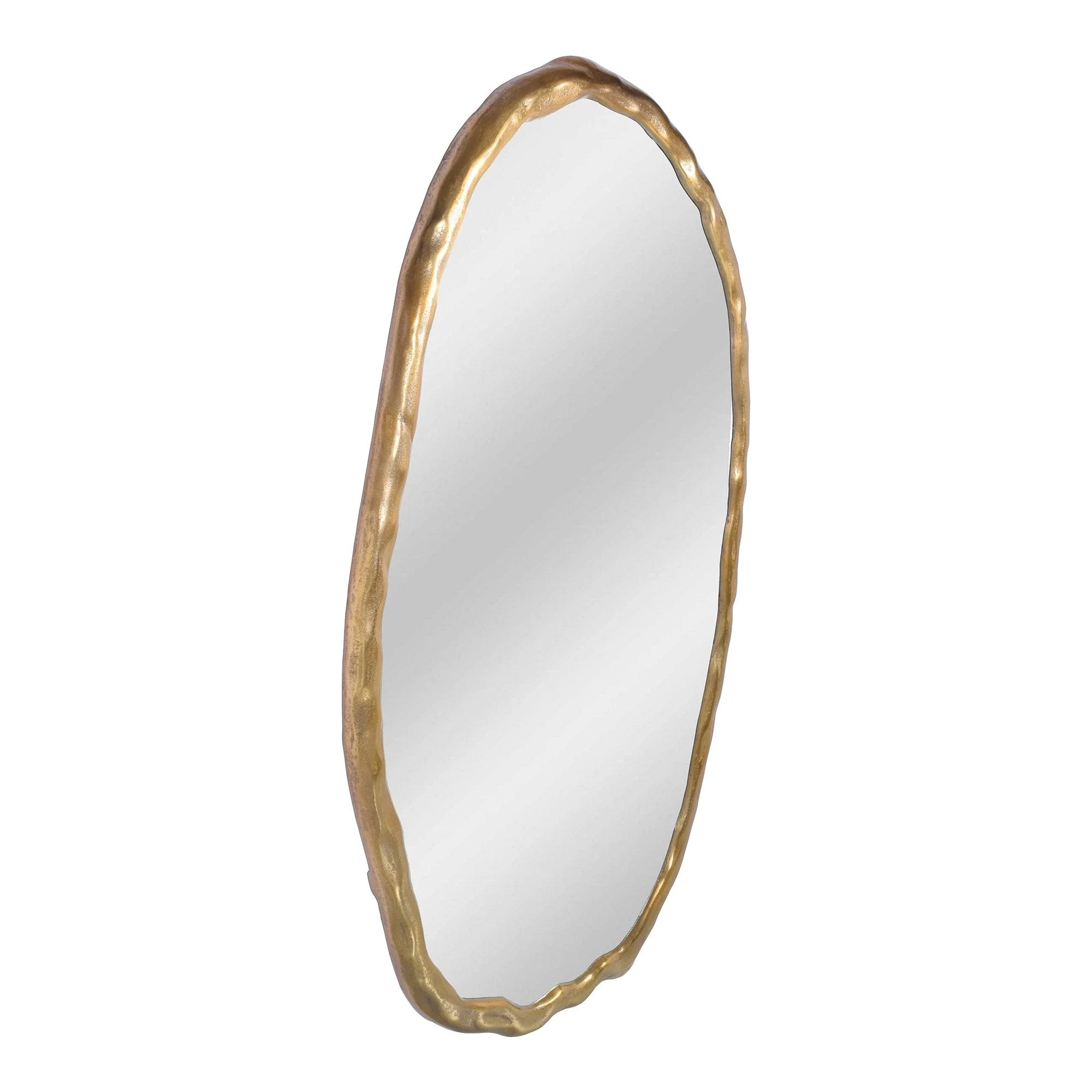 Foundry Mirror Oval Gold - Remutear