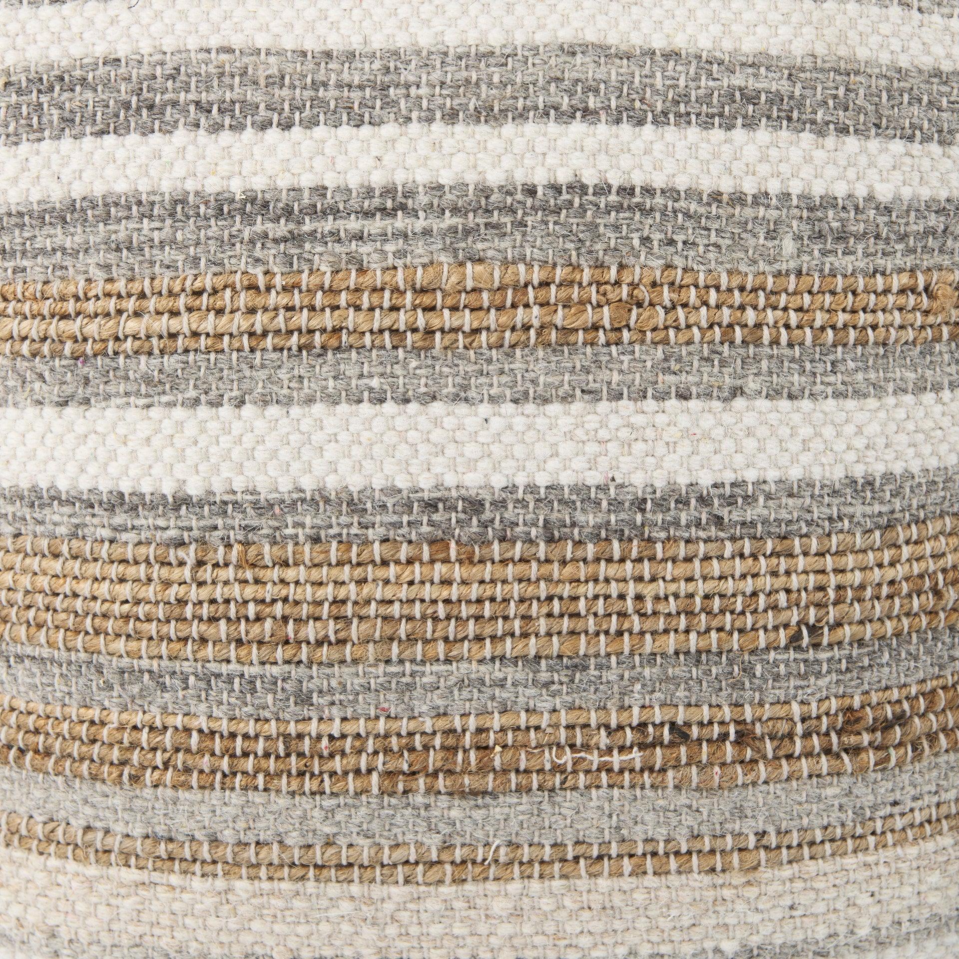 Aahana Hemp and Cotton Pouf - Remutear