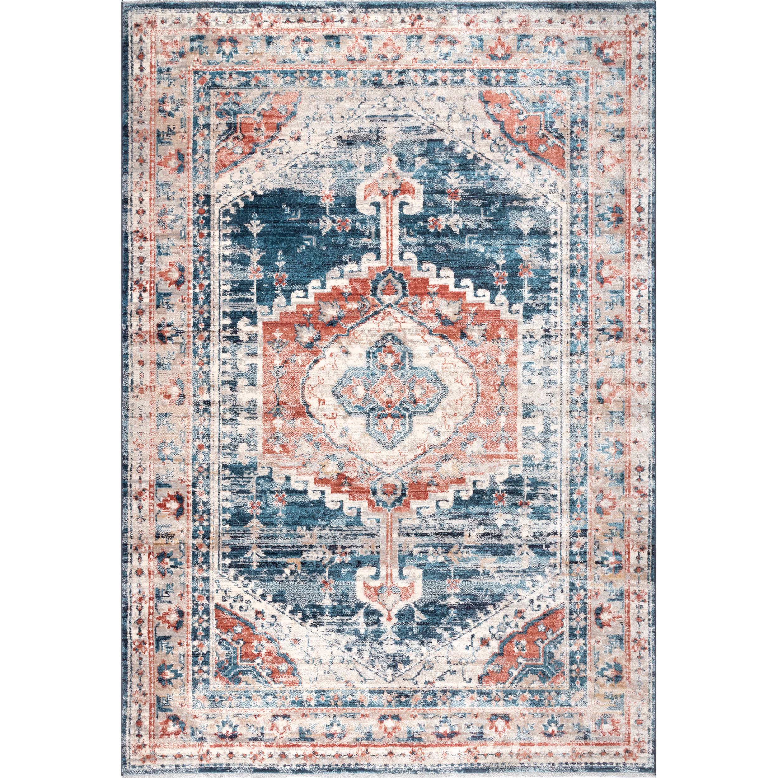 Harley Barbed Mast Medallion Area Rug - Remutear
