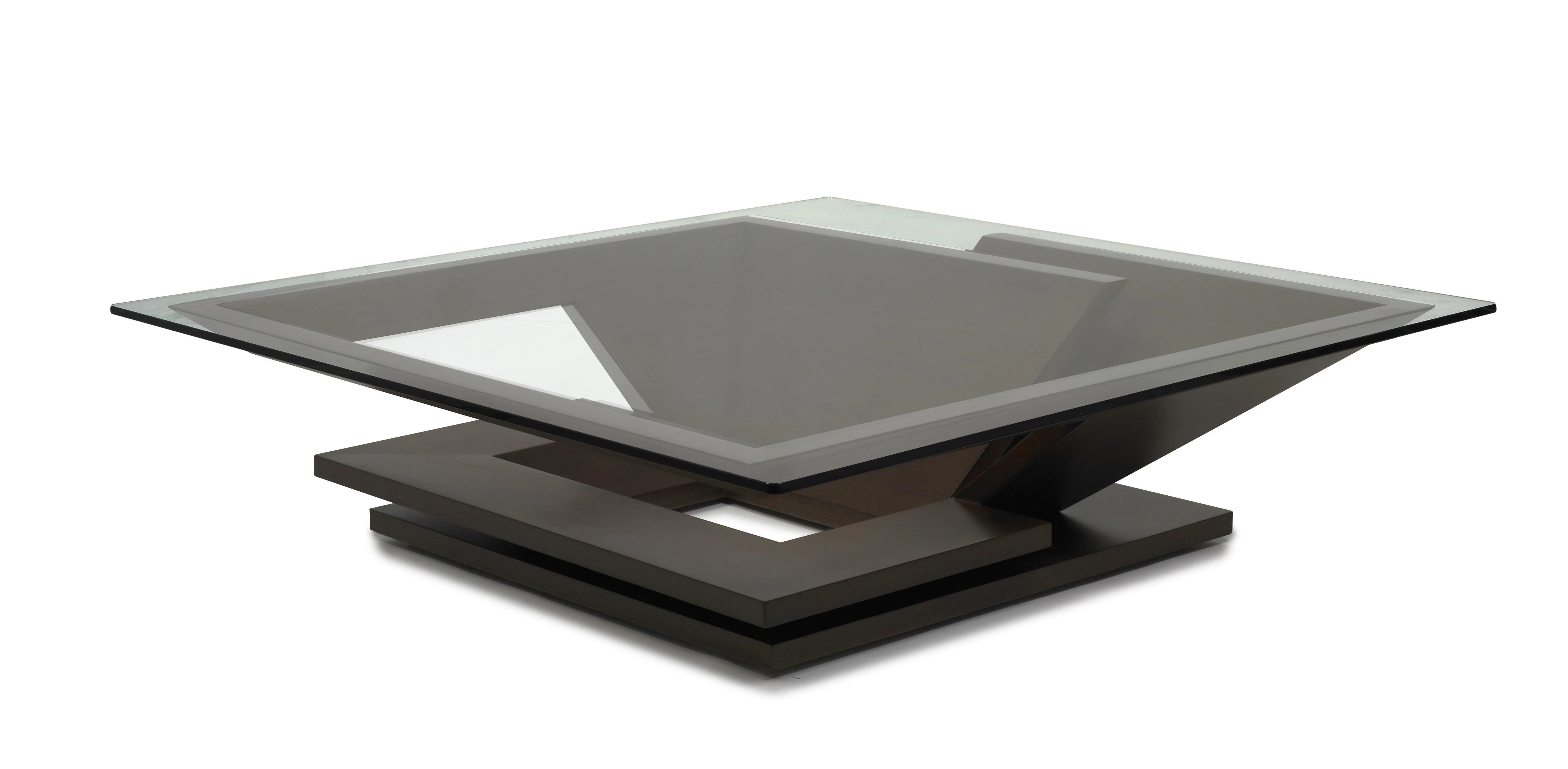 Nautilus Square Cocktail Table, Wenge - Remutear