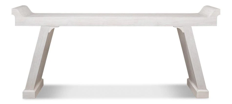 Suspension Console Table Whitewash White - Remutear