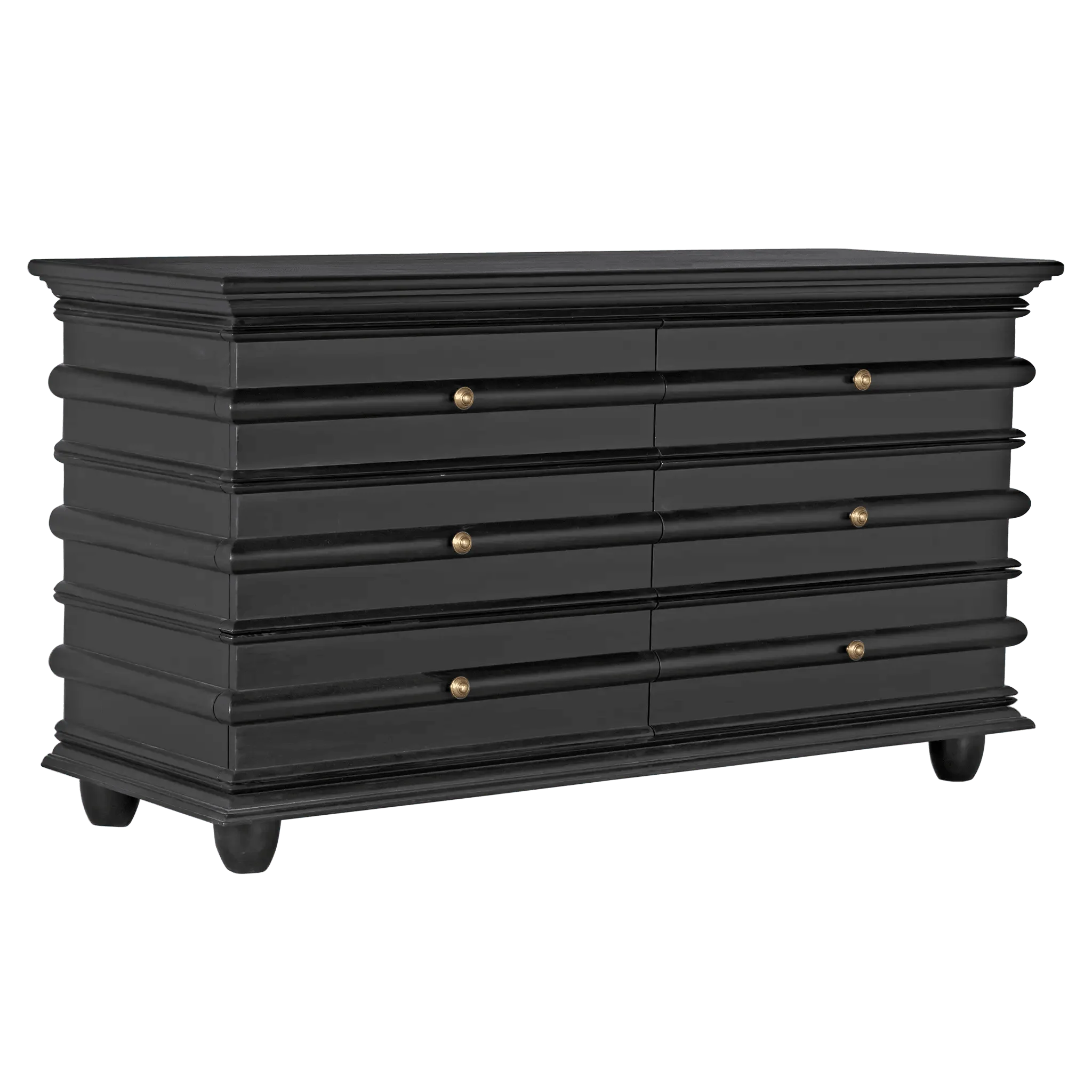 Ascona Chest, Hand Rubbed Black - Remutear