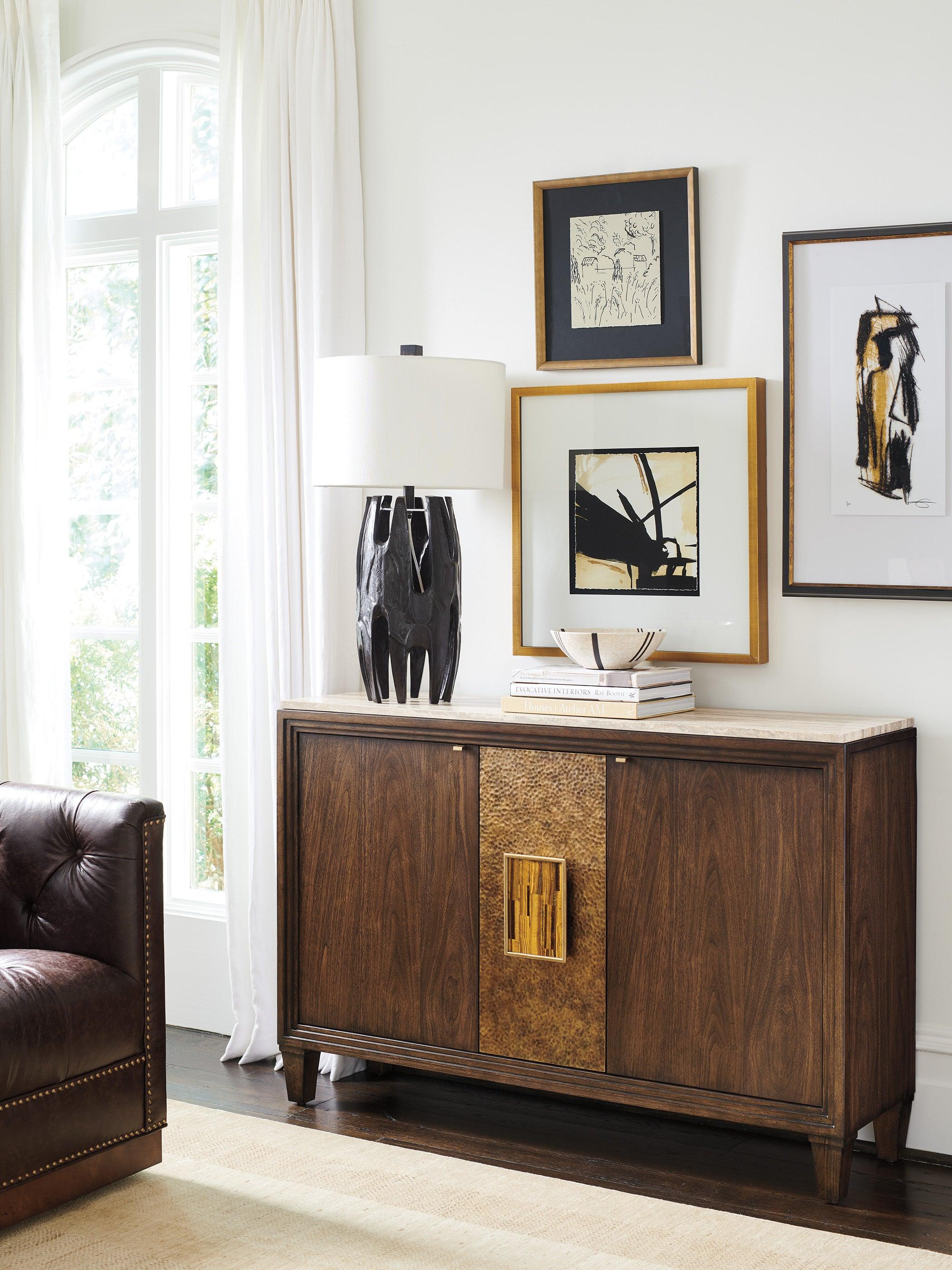 Silverado Santa Clara Hall Chest With Stone Top - Remutear
