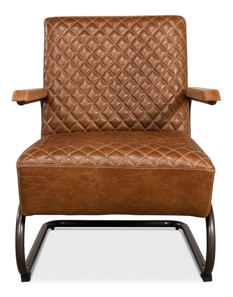 Beverly Hills Chair - Cuba Brown Leather - Remutear
