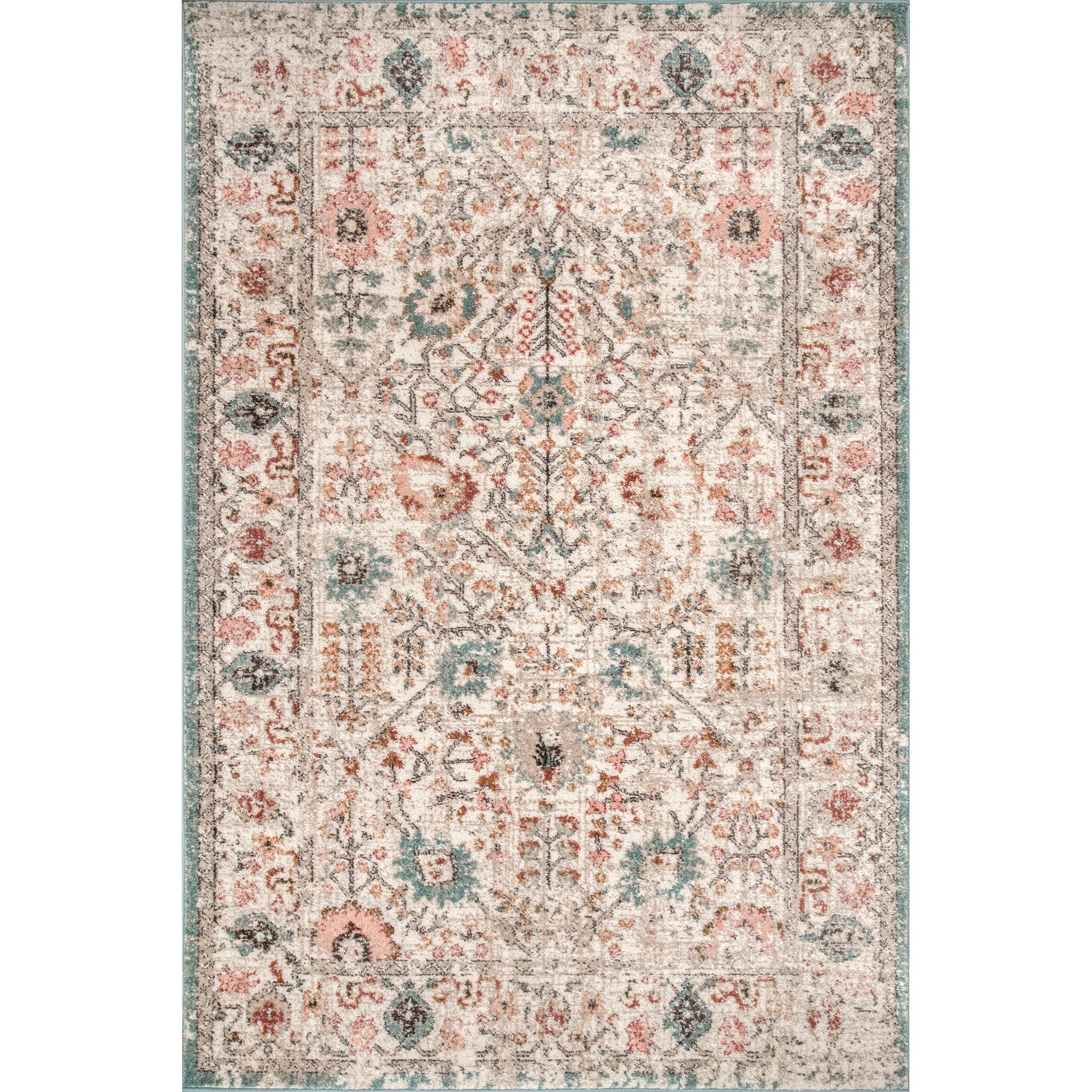 Lenore Vintage Floral Area Rug - Remutear