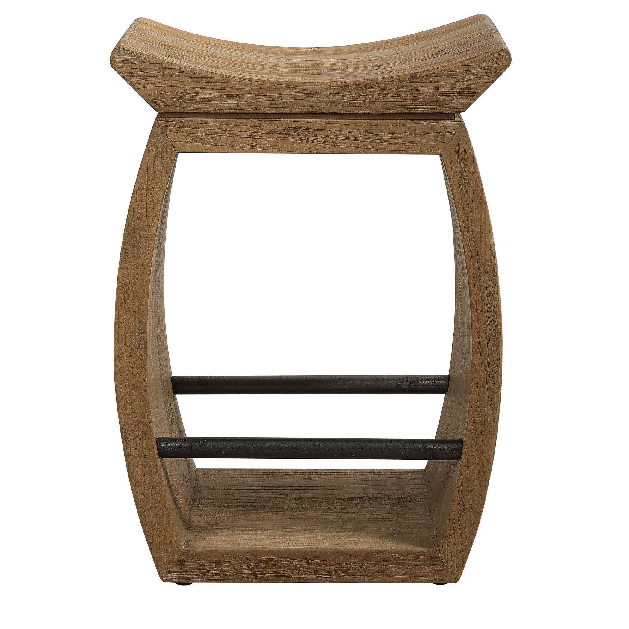 CONNOR MODERN WOOD COUNTER STOOL - Remutear