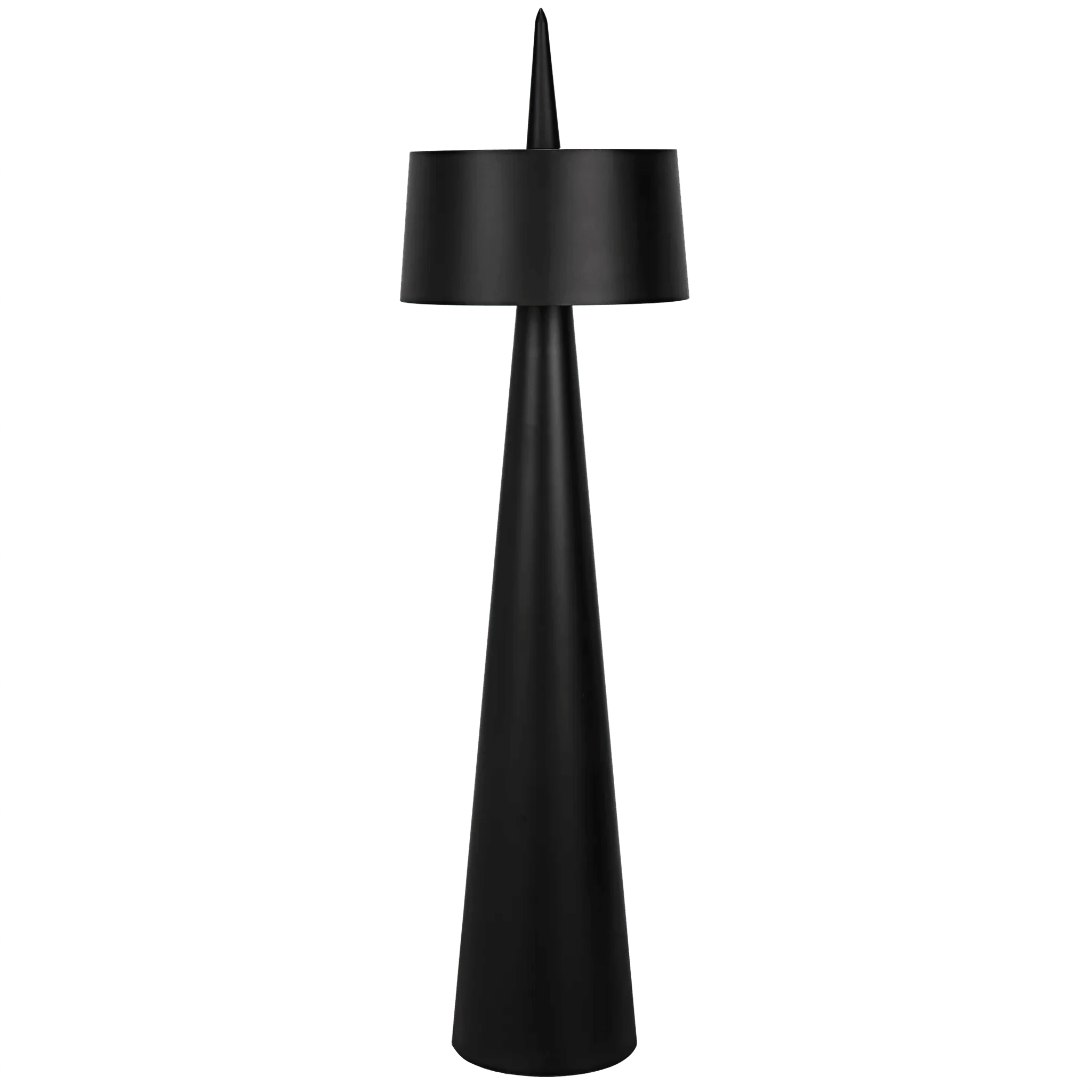 Moray Floor Lamp, Black Steel - Remutear